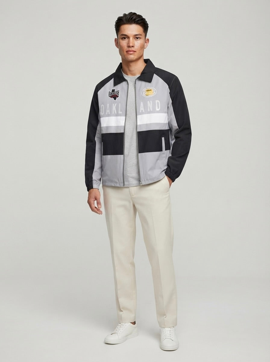 Men’s Zip-Up Streetwear Jacket