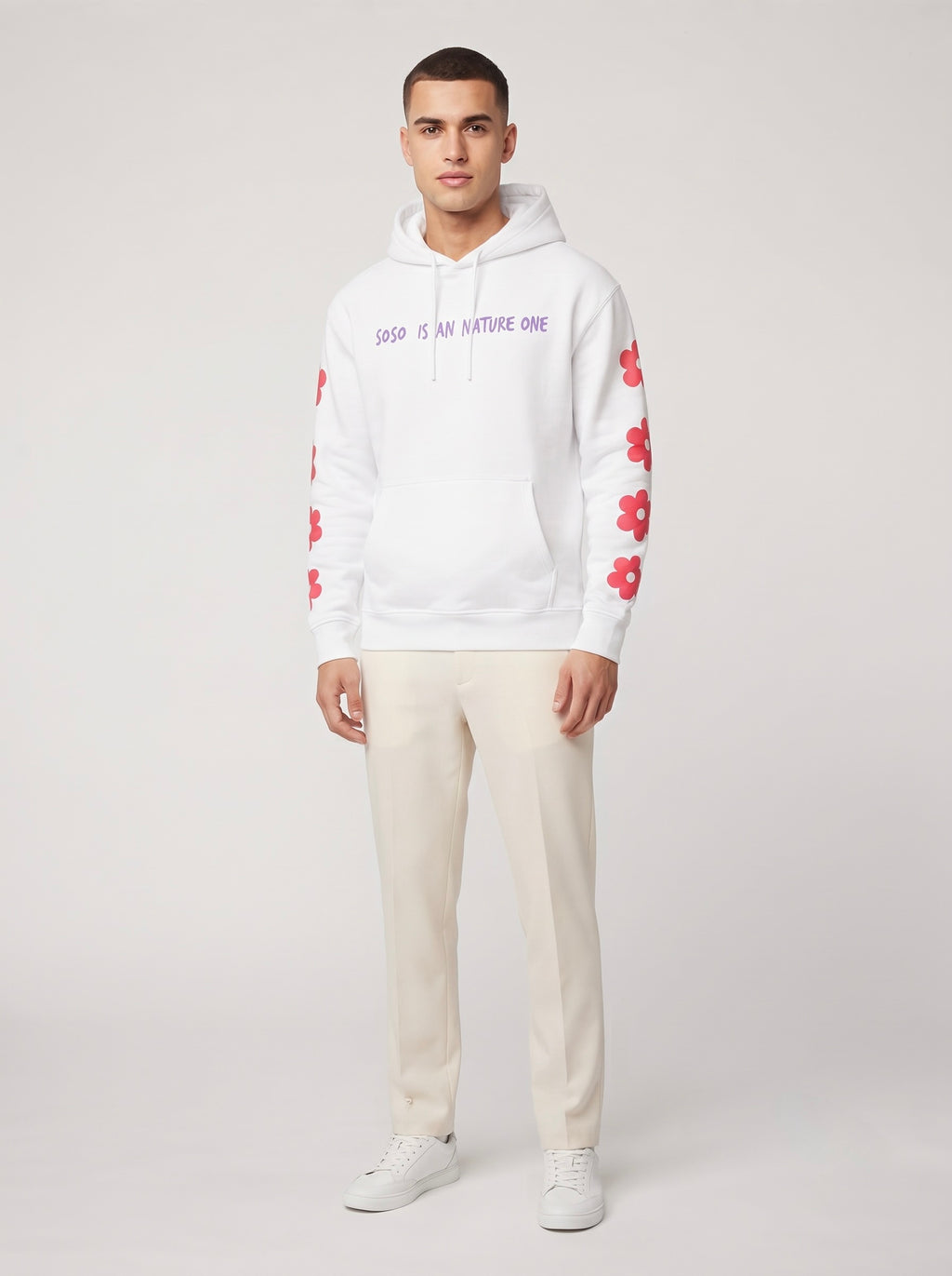 Men’s Graphic Print Pullover Hoodie