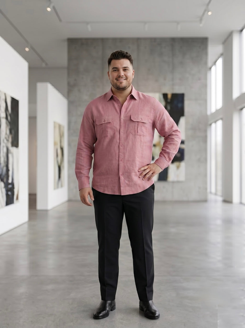 Double Fabric Shirts - Big Size