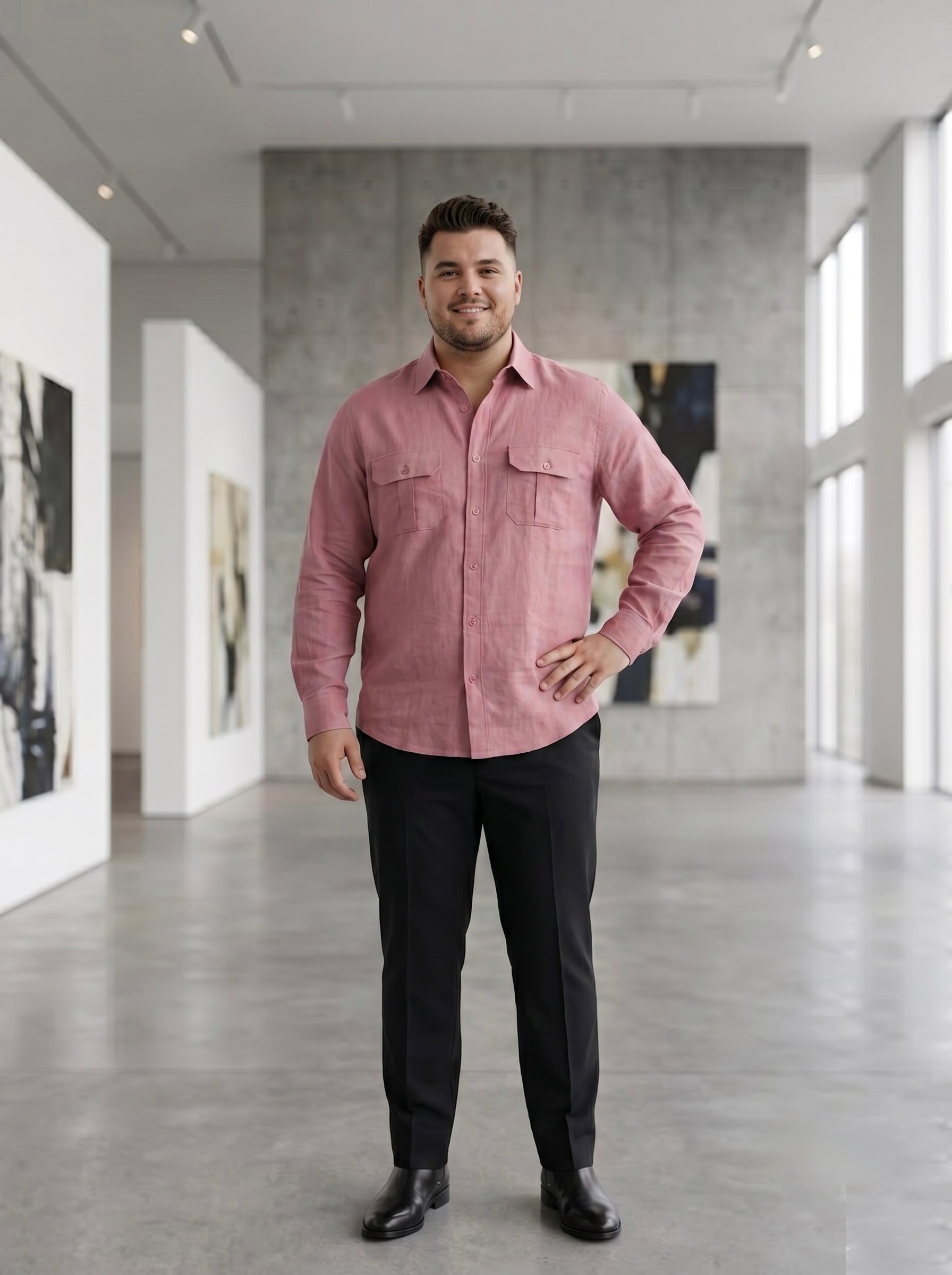 Double Fabric Shirts - Big Size