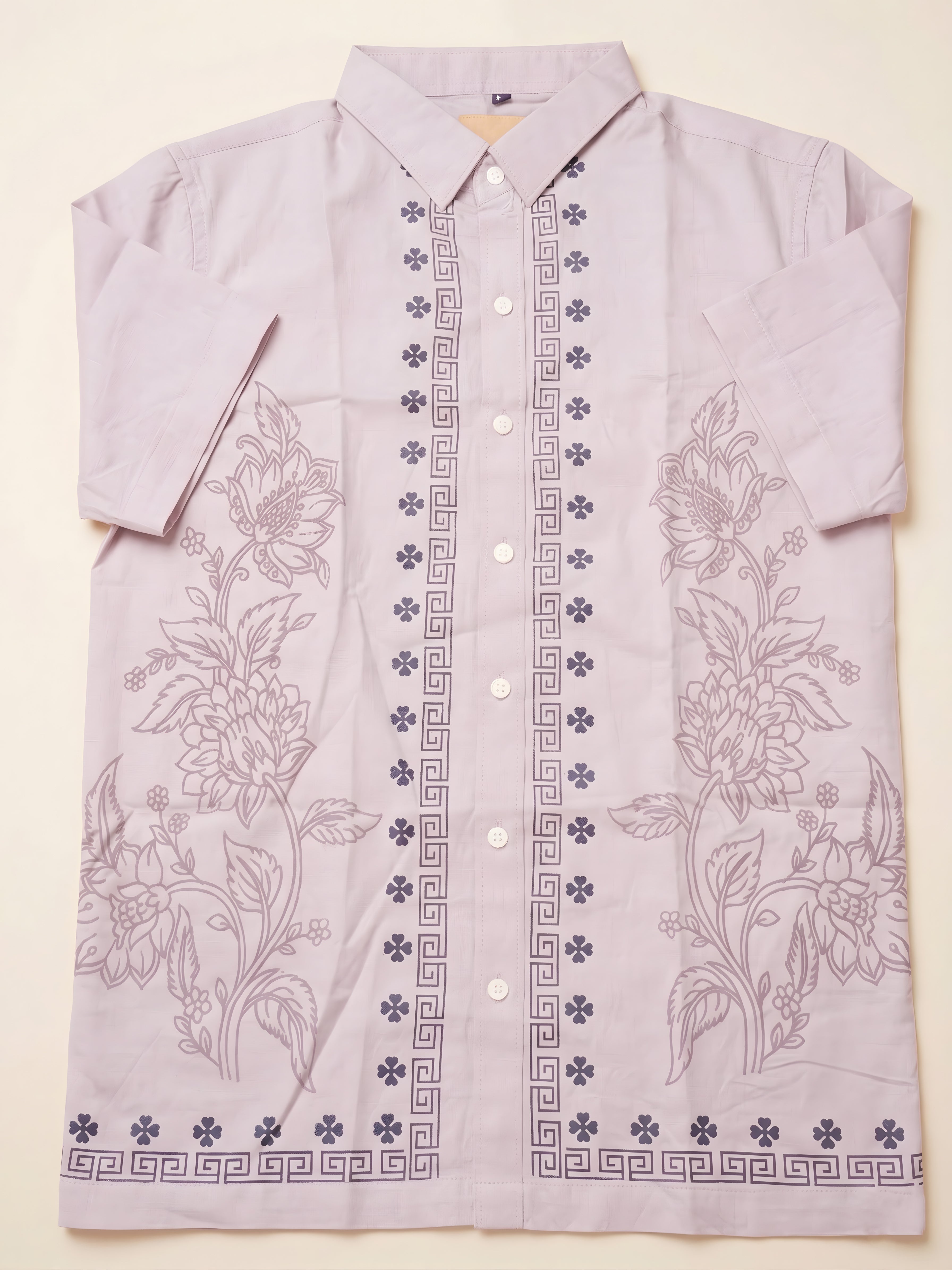 Snipes embroidery print short-sleeve shirt featuring colorful embroidered design on lightweight fabric.
