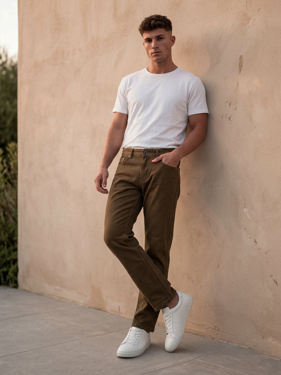 Pair of Snipes mom fit denim jeans with a classic blue wash and relaxed fit, displayed on a neutral background.