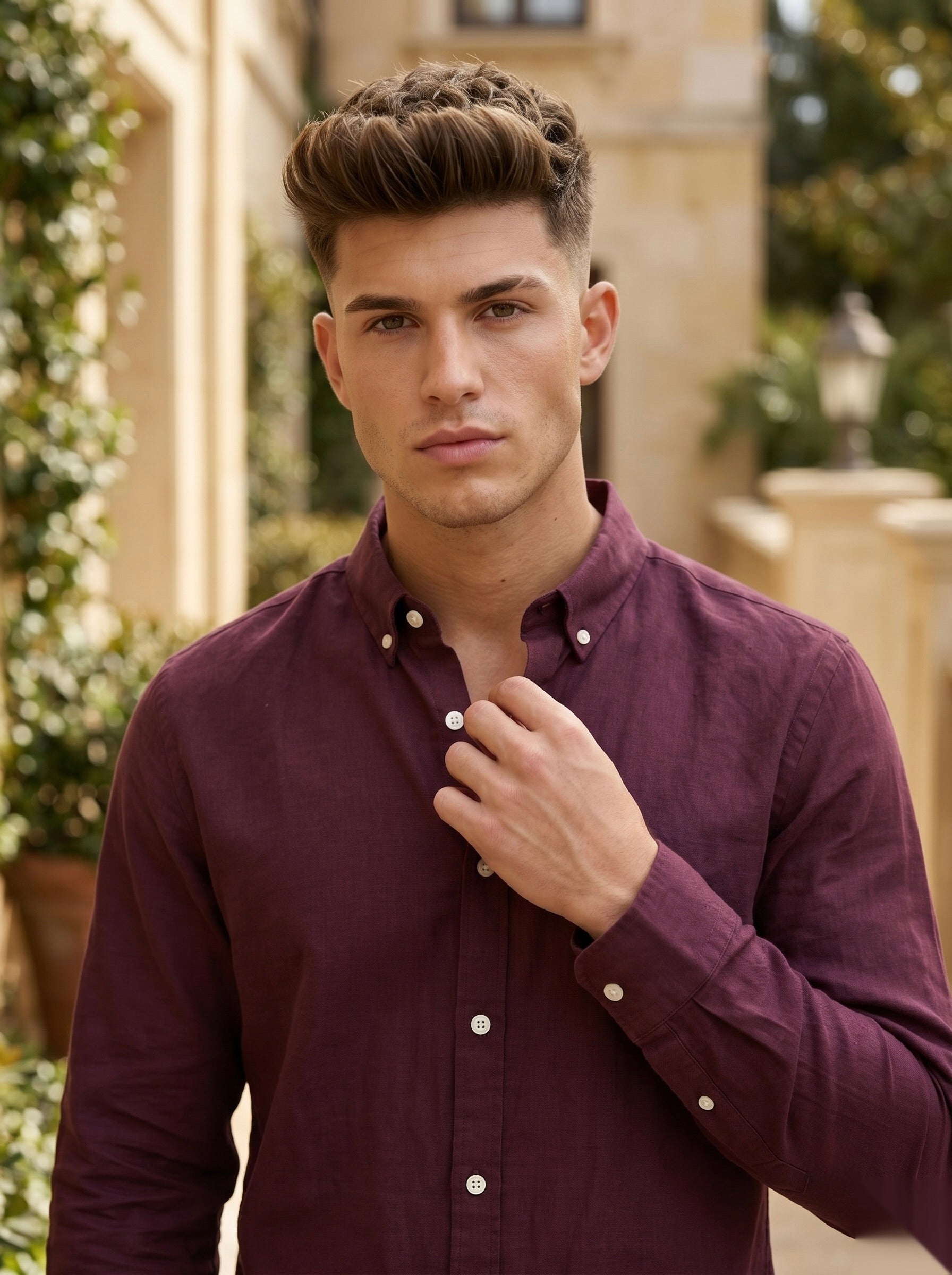 Linen-Blend Shirts