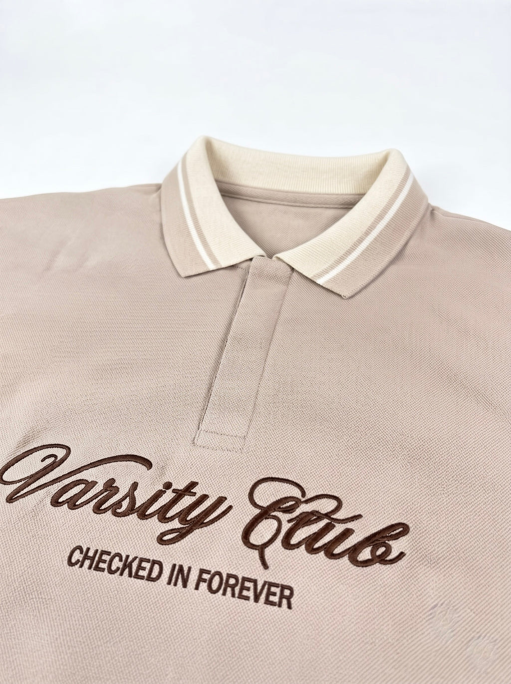 Men’s Varsity Club Full Sleeve Polo Sweatshirt