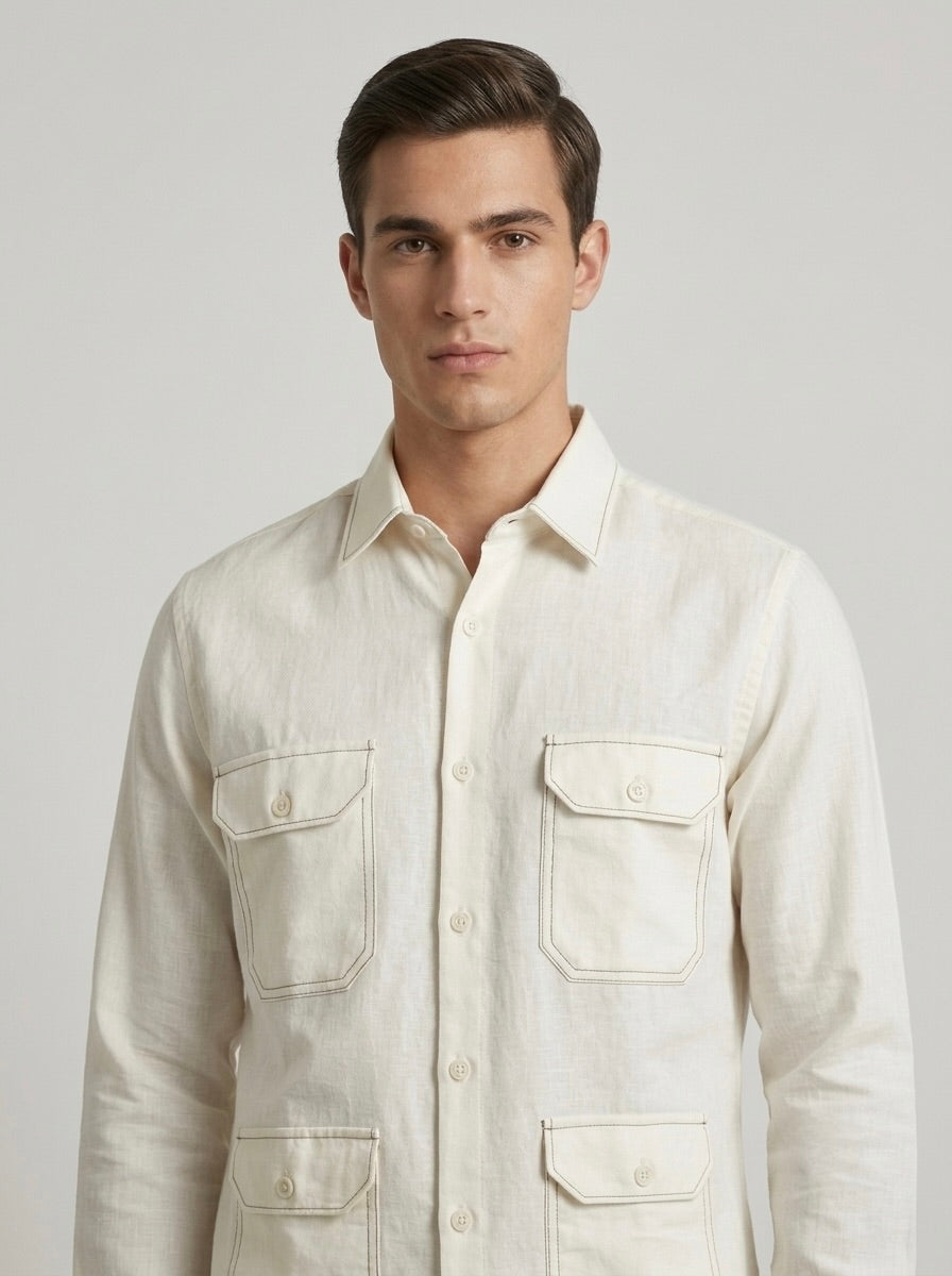 Men’s Four-Pocket Utility Shirt