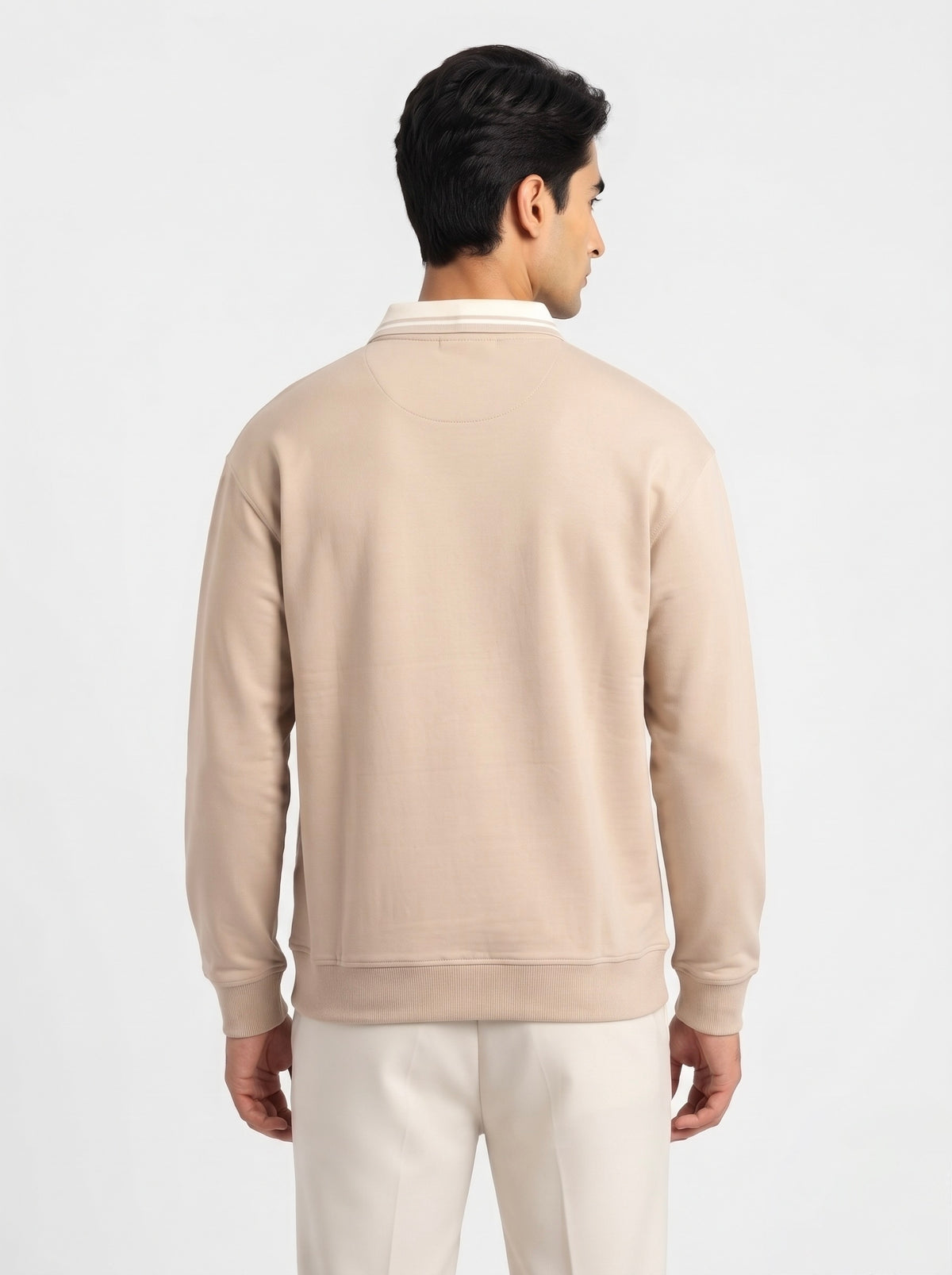 Men’s Varsity Club Full Sleeve Polo Sweatshirt