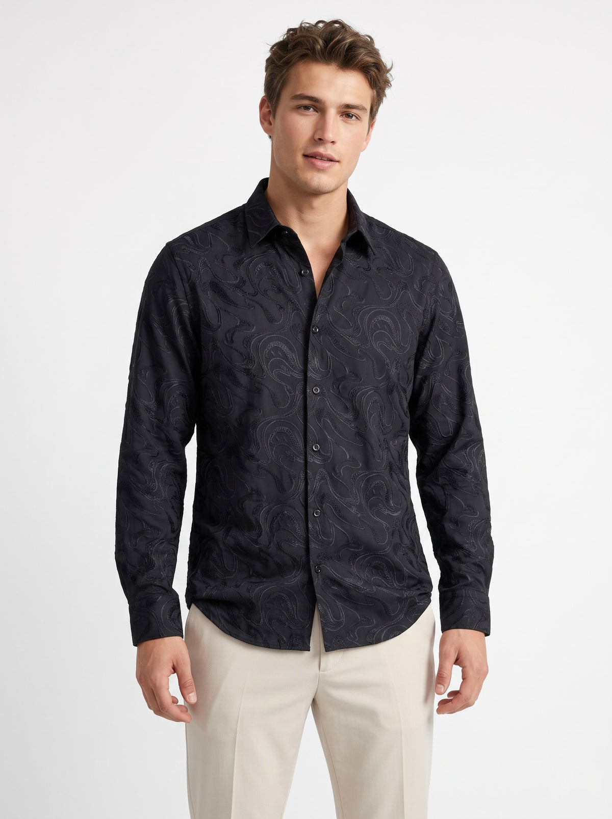 Men’s Paisley Party Wear Shirt