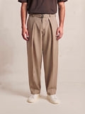 Men’s Korean-Style Pleated Wide-Leg Trousers