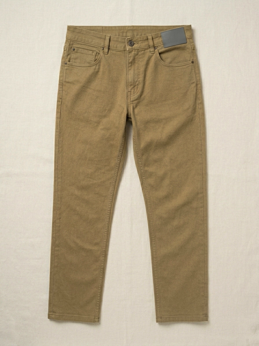 Snipes mom fit denim jeans displayed on a model, showcasing relaxed, high-waisted design and classic blue denim fabric.