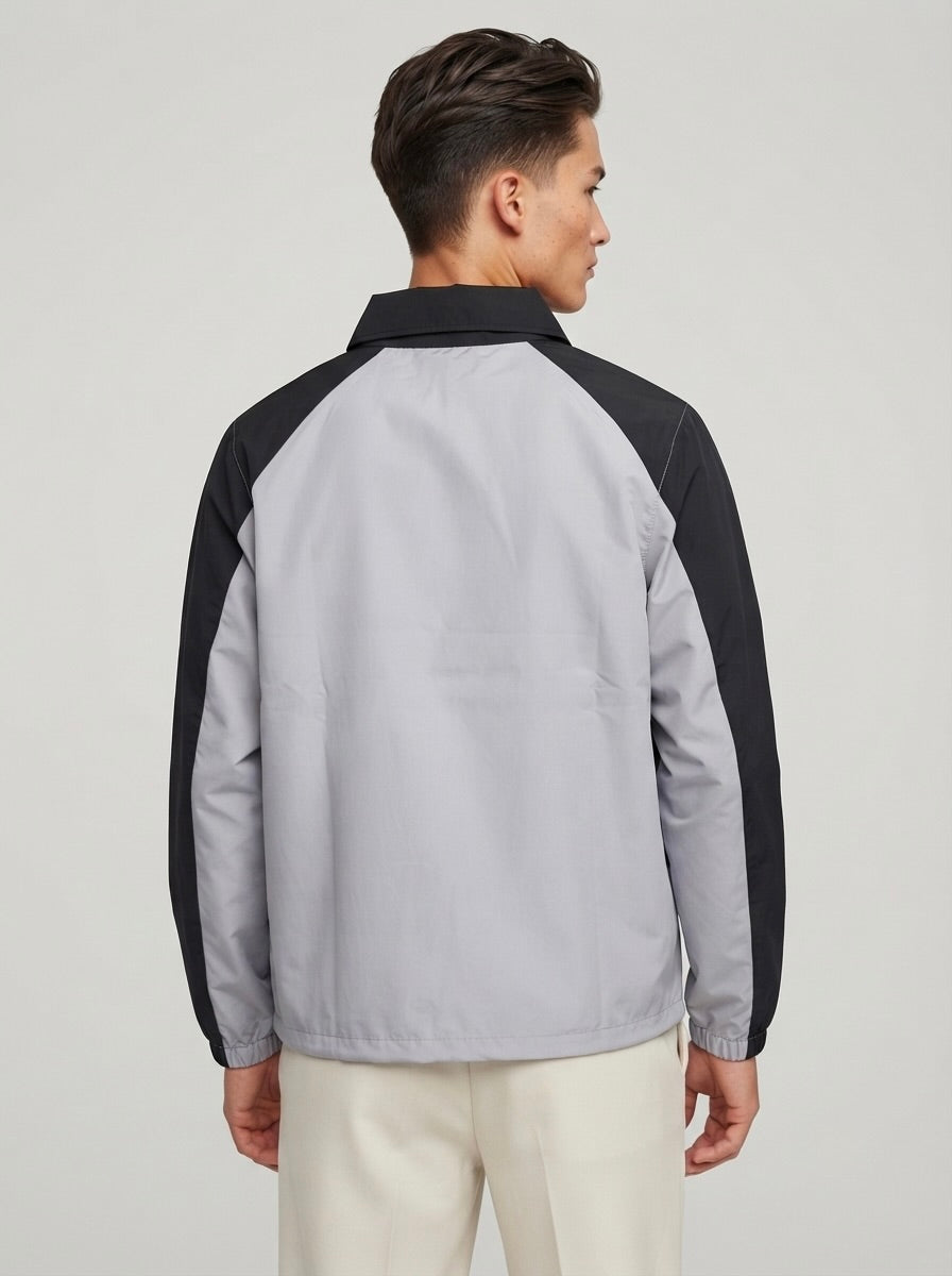 Men’s Zip-Up Streetwear Jacket