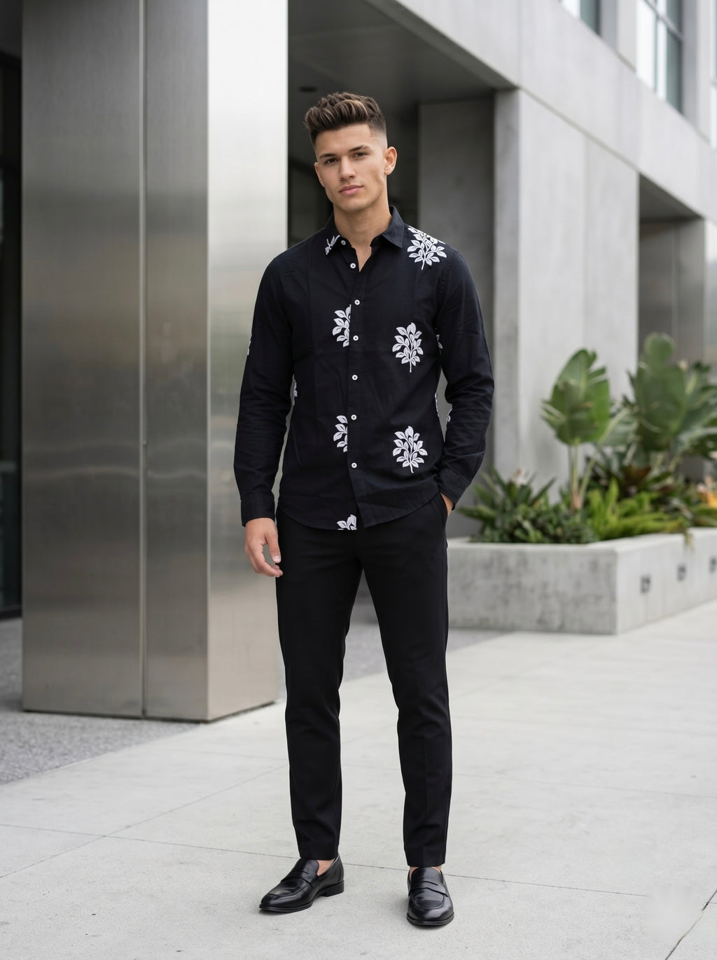 Embroidery Linen Shirts