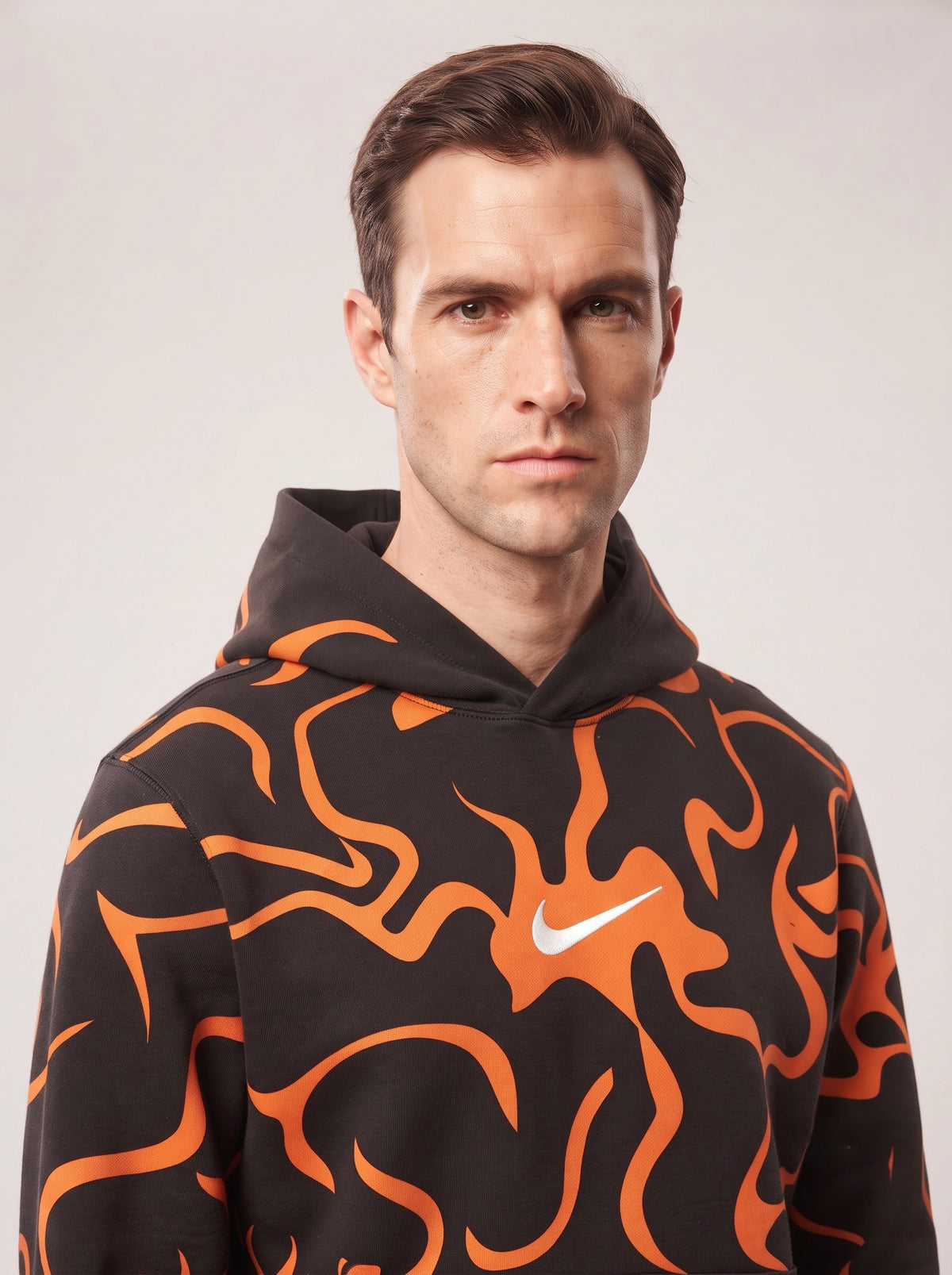 Men’s Graphic Print Pullover Hoodie