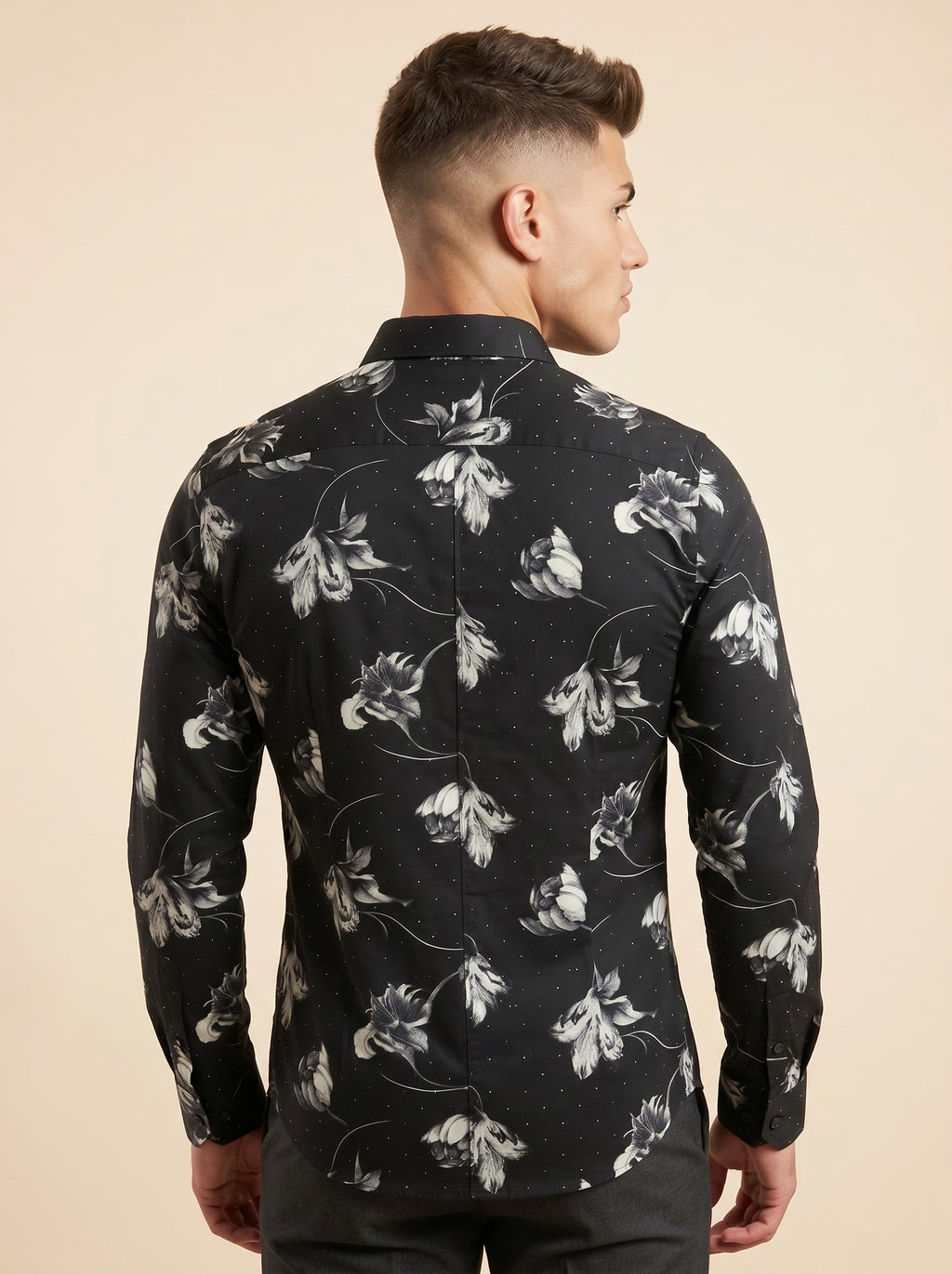Snipes stone printed shirt featuring a casual fit with eye-catching stone pattern design and button-front detail.