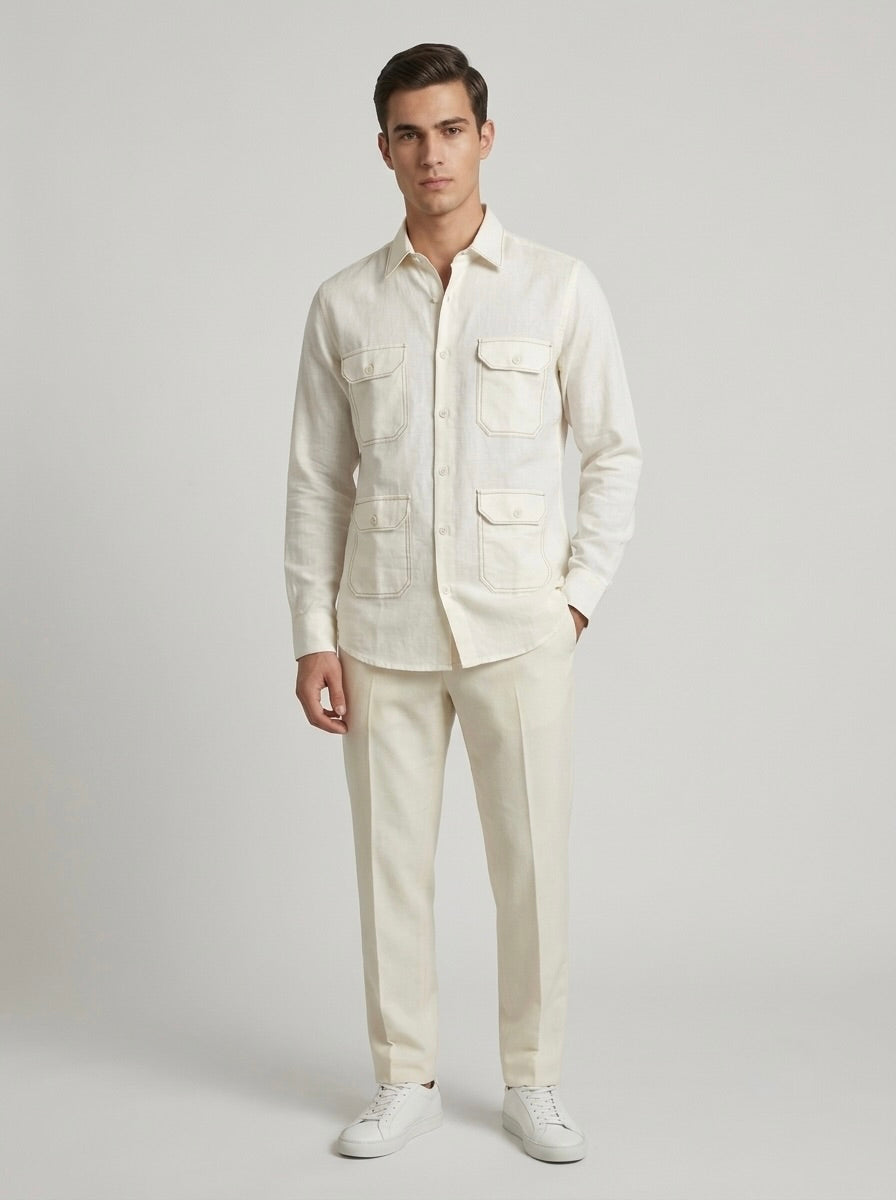 Men’s Four-Pocket Utility Shirt
