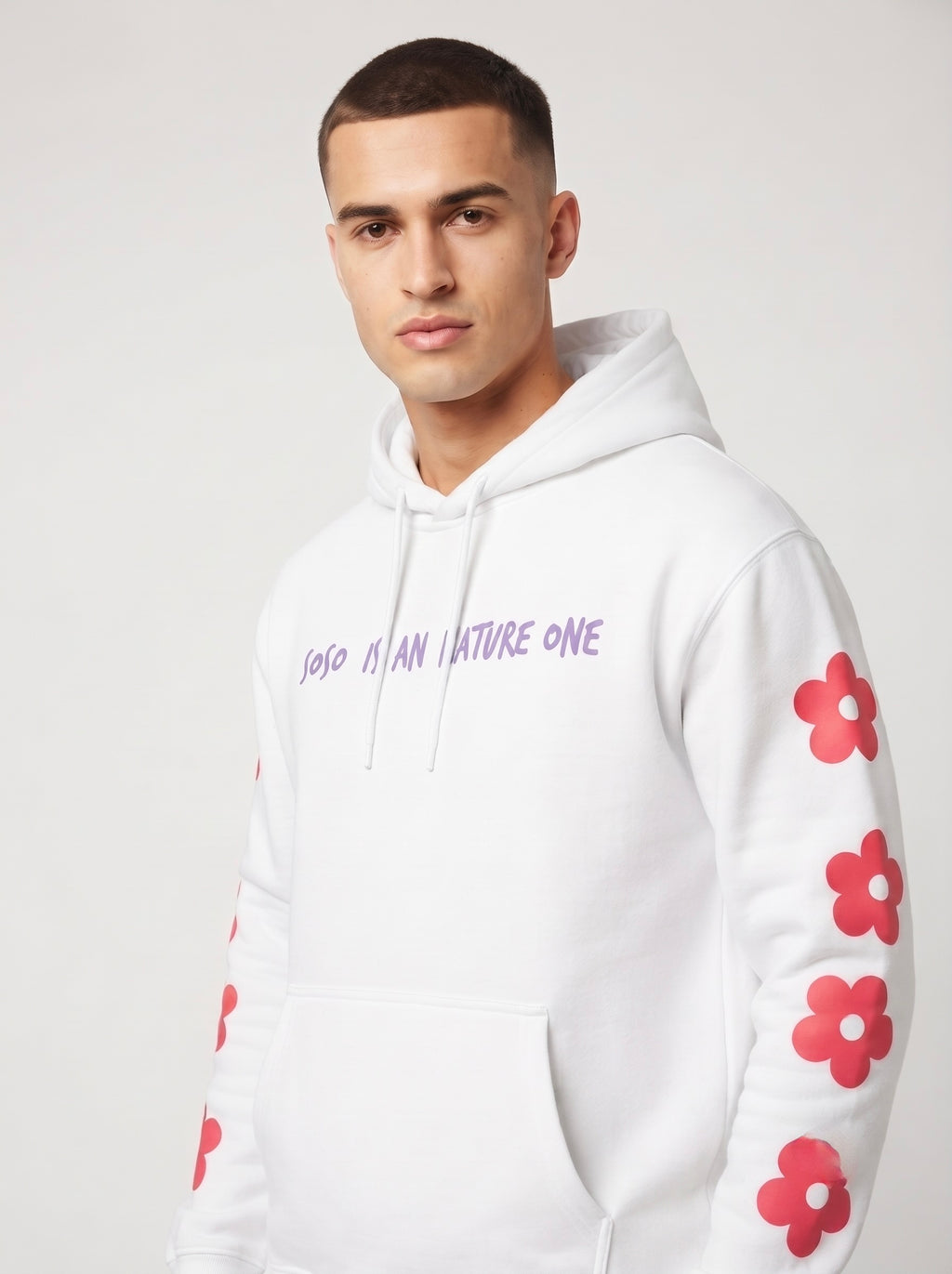 Men’s Graphic Print Pullover Hoodie