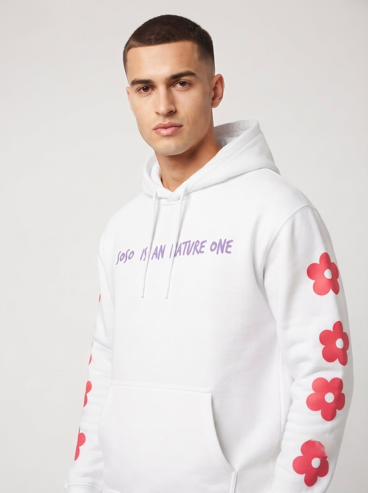 Men’s Graphic Print Pullover Hoodie