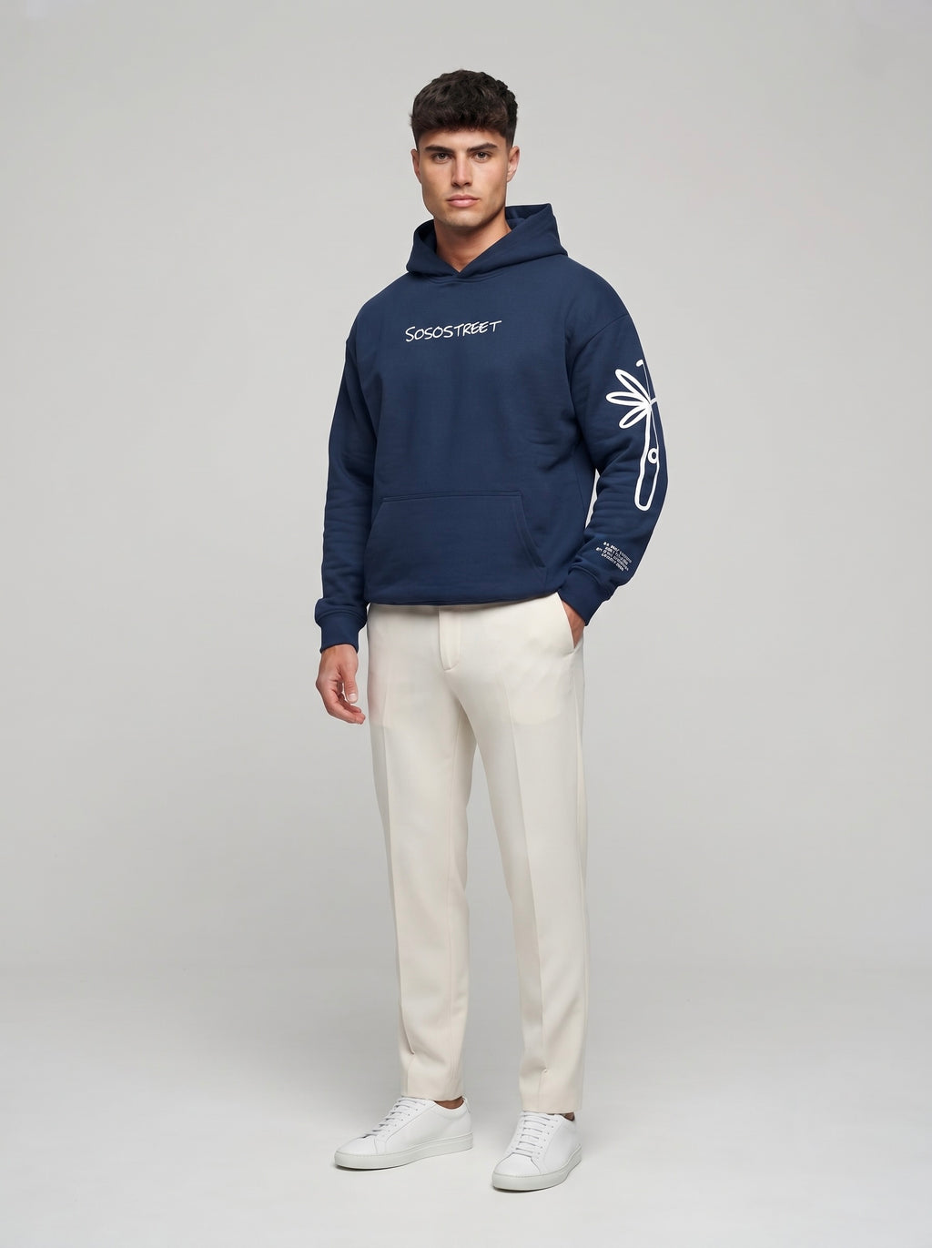 Men’s Graphic Print Pullover Hoodie