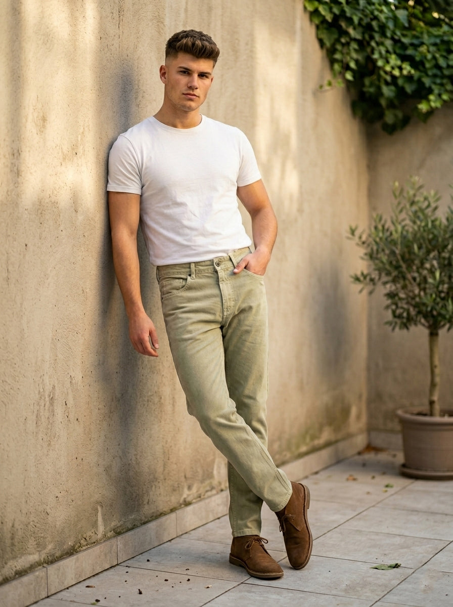 Snipes mom fit denim jeans displayed on a hanger, showcasing the classic high-waisted, relaxed fit style.