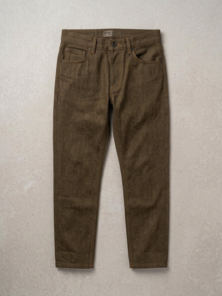 Snipes Mom Fit denim jeans displayed on a model, showcasing classic five-pocket style and relaxed fit.