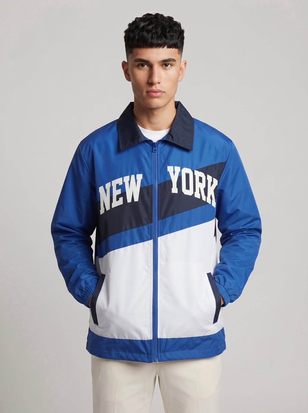 Men’s New York Graphic Zip-Up Jacket
