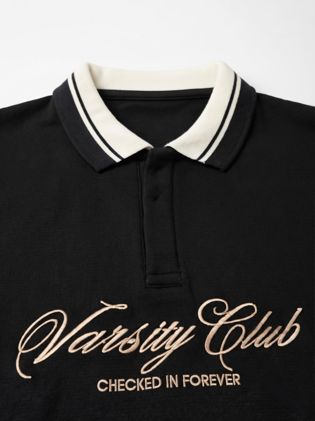 Men’s Varsity Club Full Sleeve Polo Sweatshirt