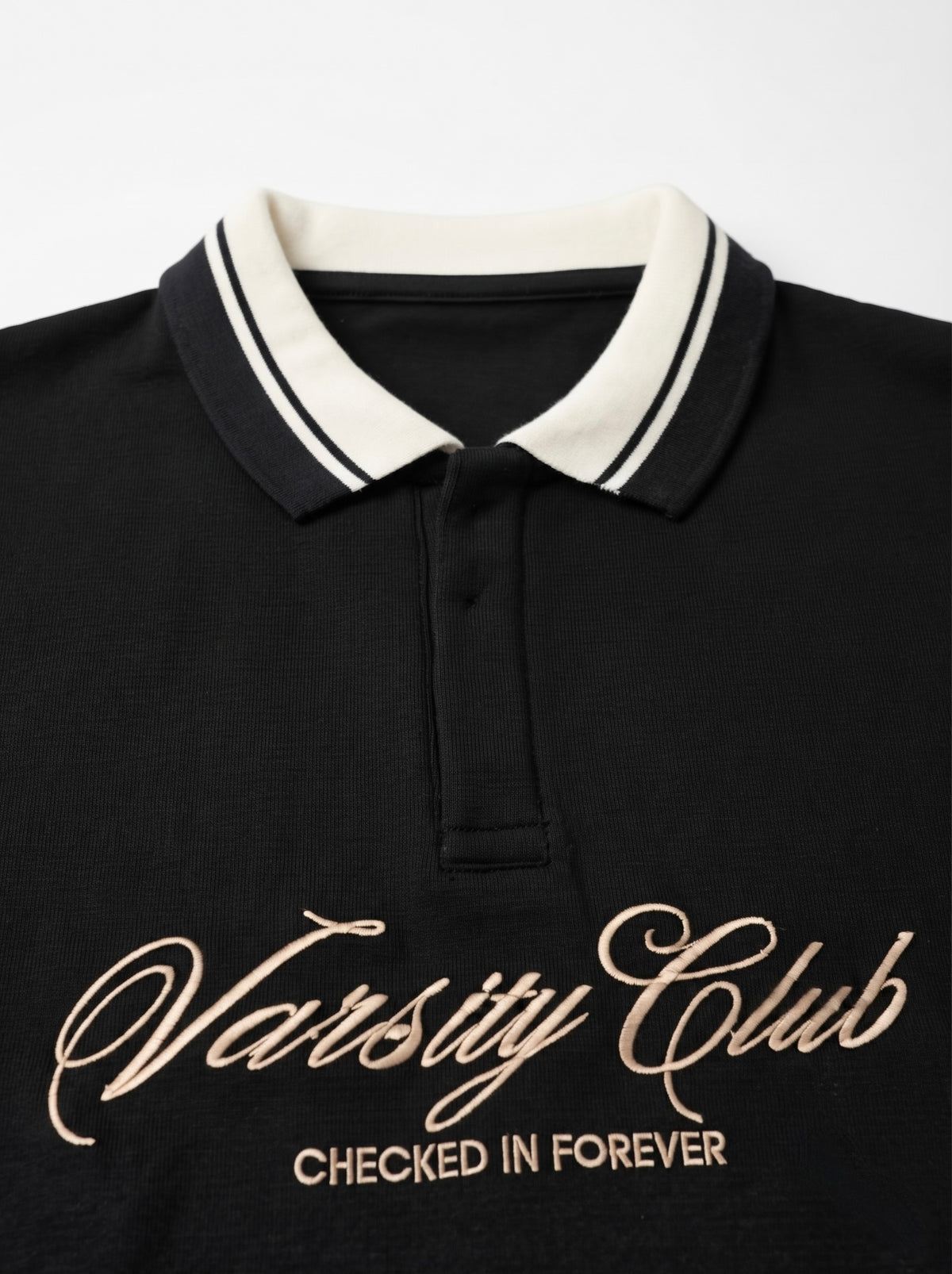 Men’s Varsity Club Full Sleeve Polo Sweatshirt