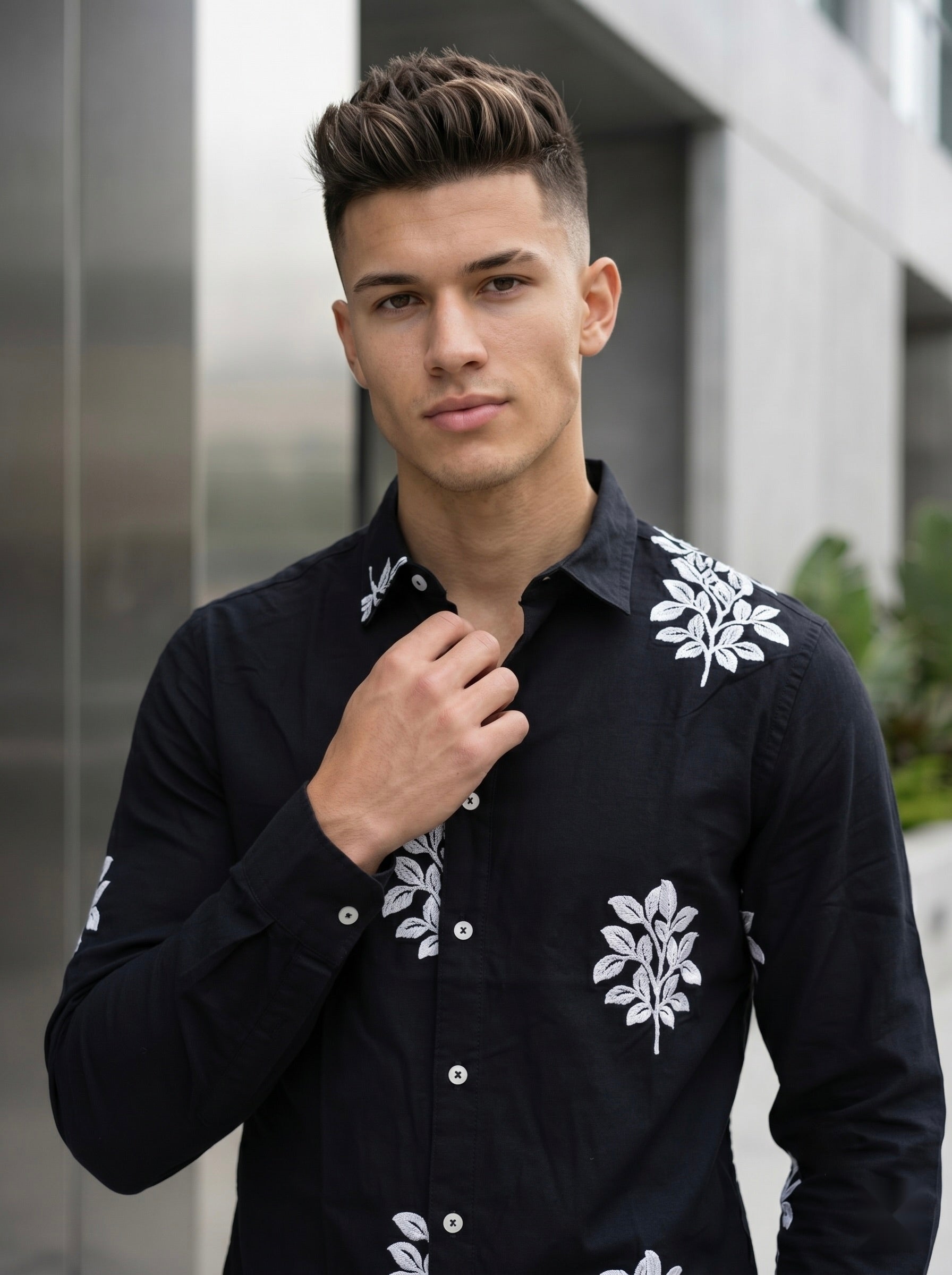 Embroidery Linen Shirts