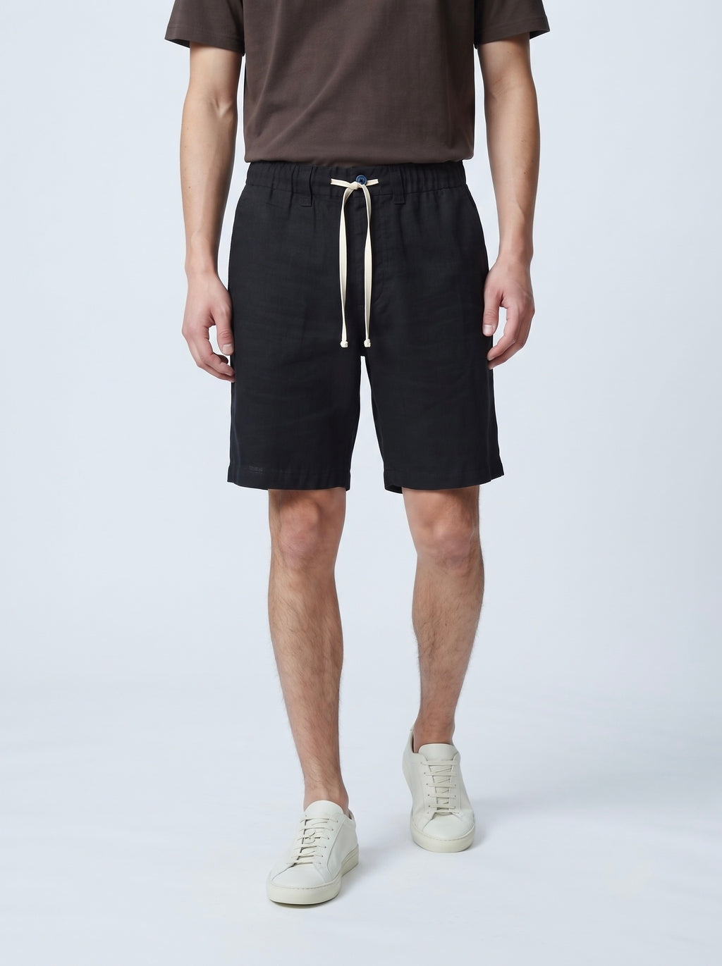 Men’s Drawstring Linen Casual Shorts