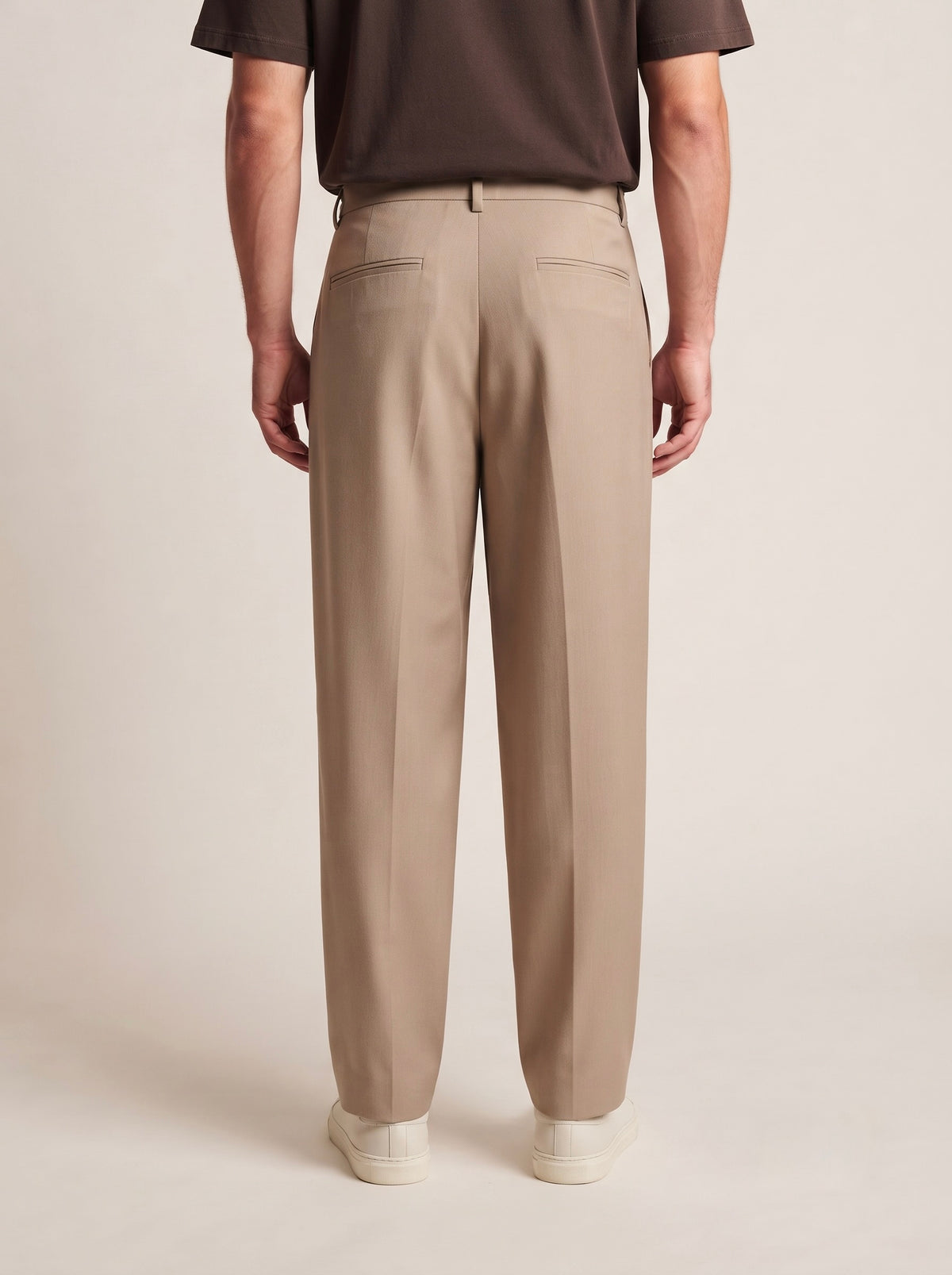 Men’s Korean-Style Pleated Wide-Leg Trousers