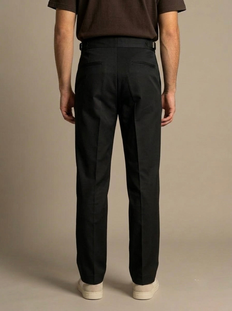 Men’s Single-Pleated Gurkha Trousers