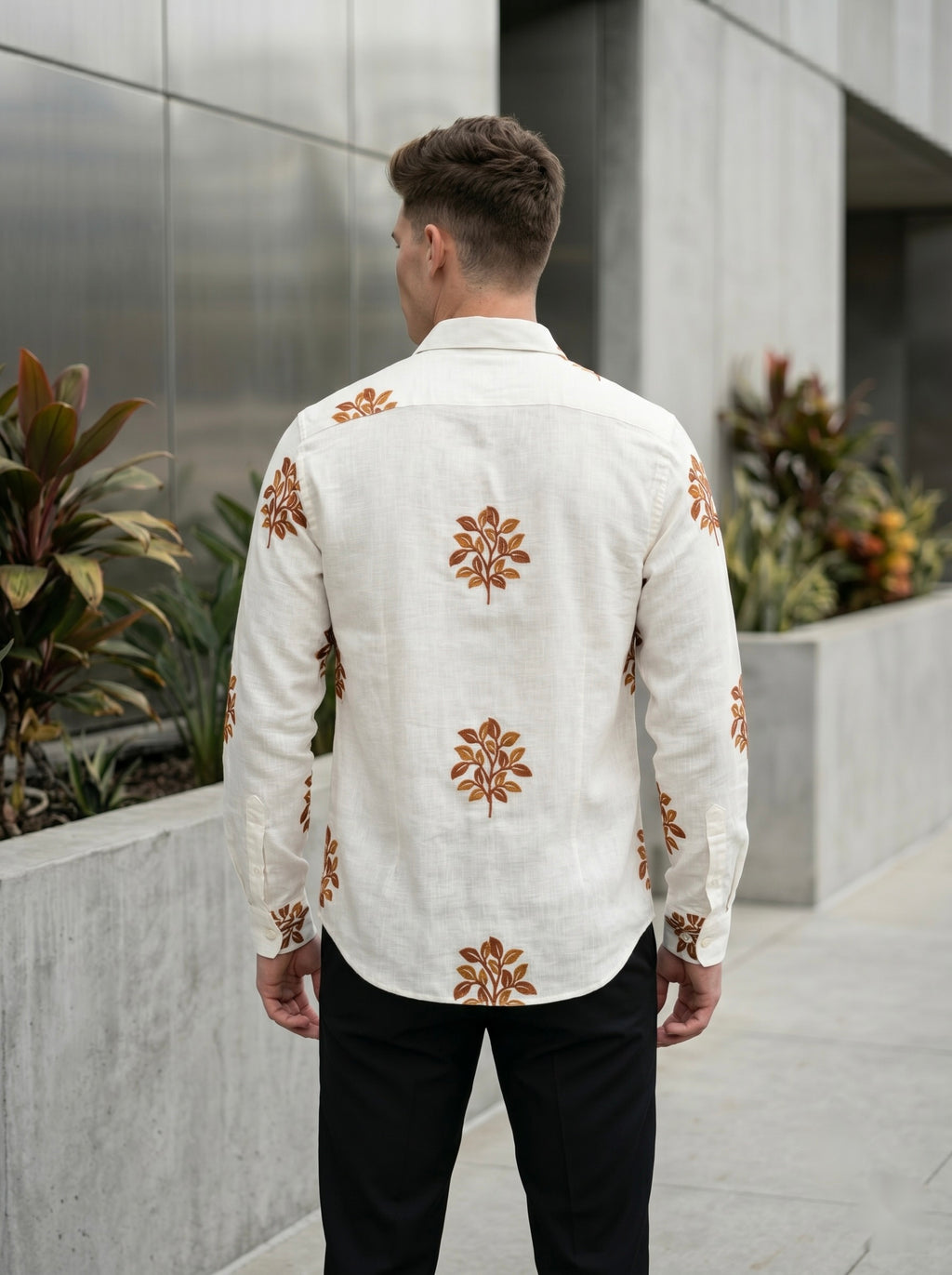 Embroidery Linen Shirts