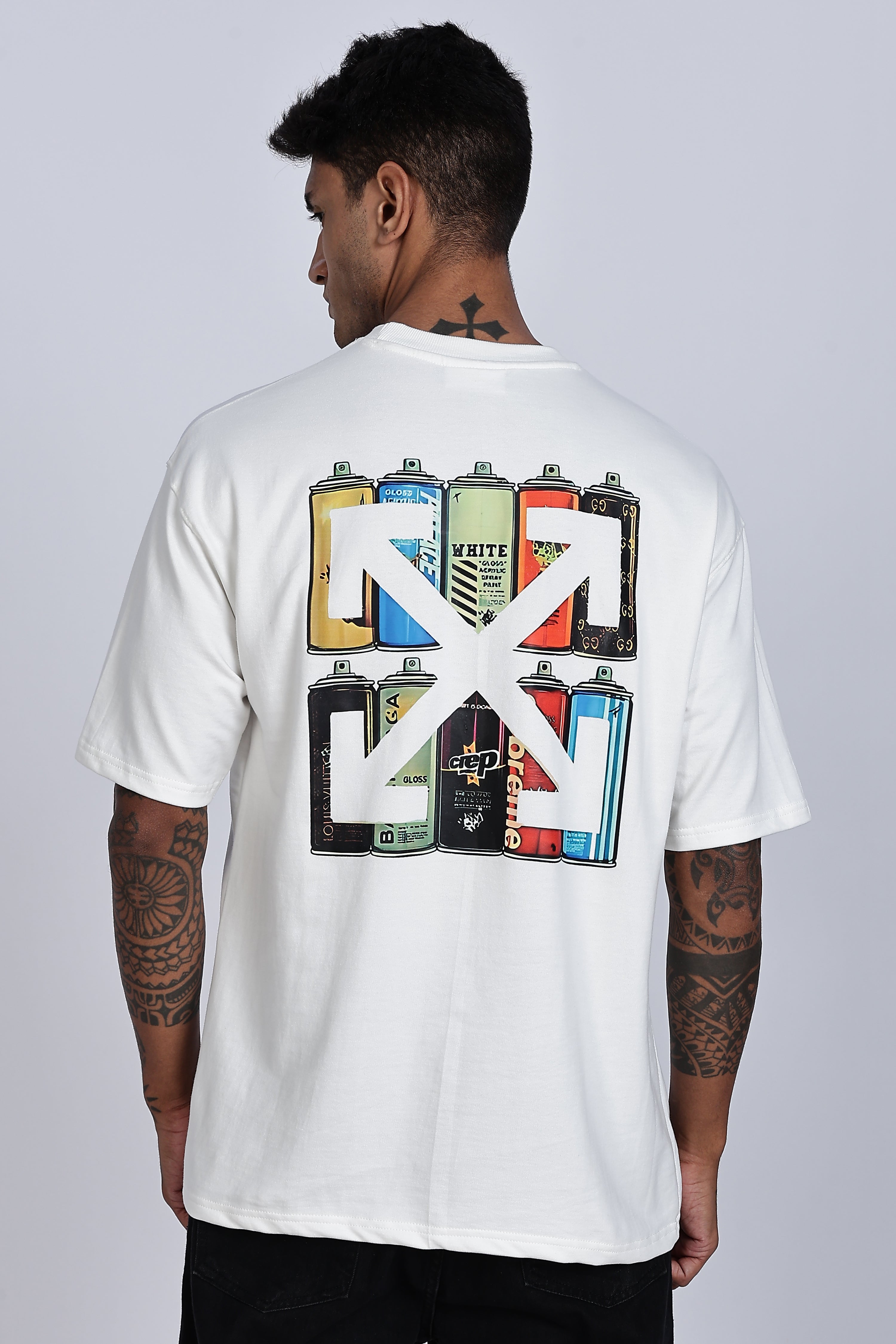 Spray Can Oversized Printed T-Shirt - Snipes Main image
