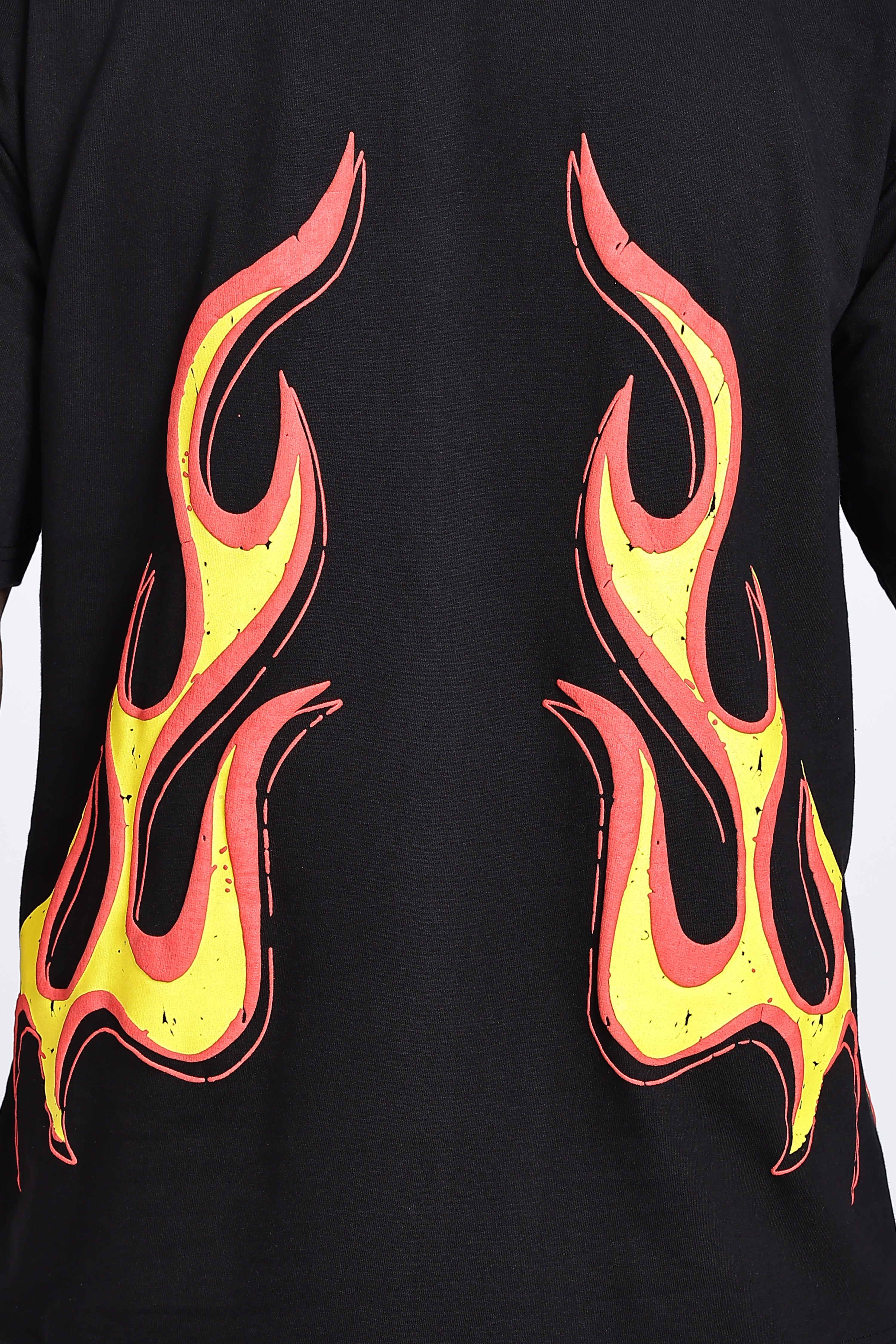 Flame Graphic Oversized T-Shirt - Snipes