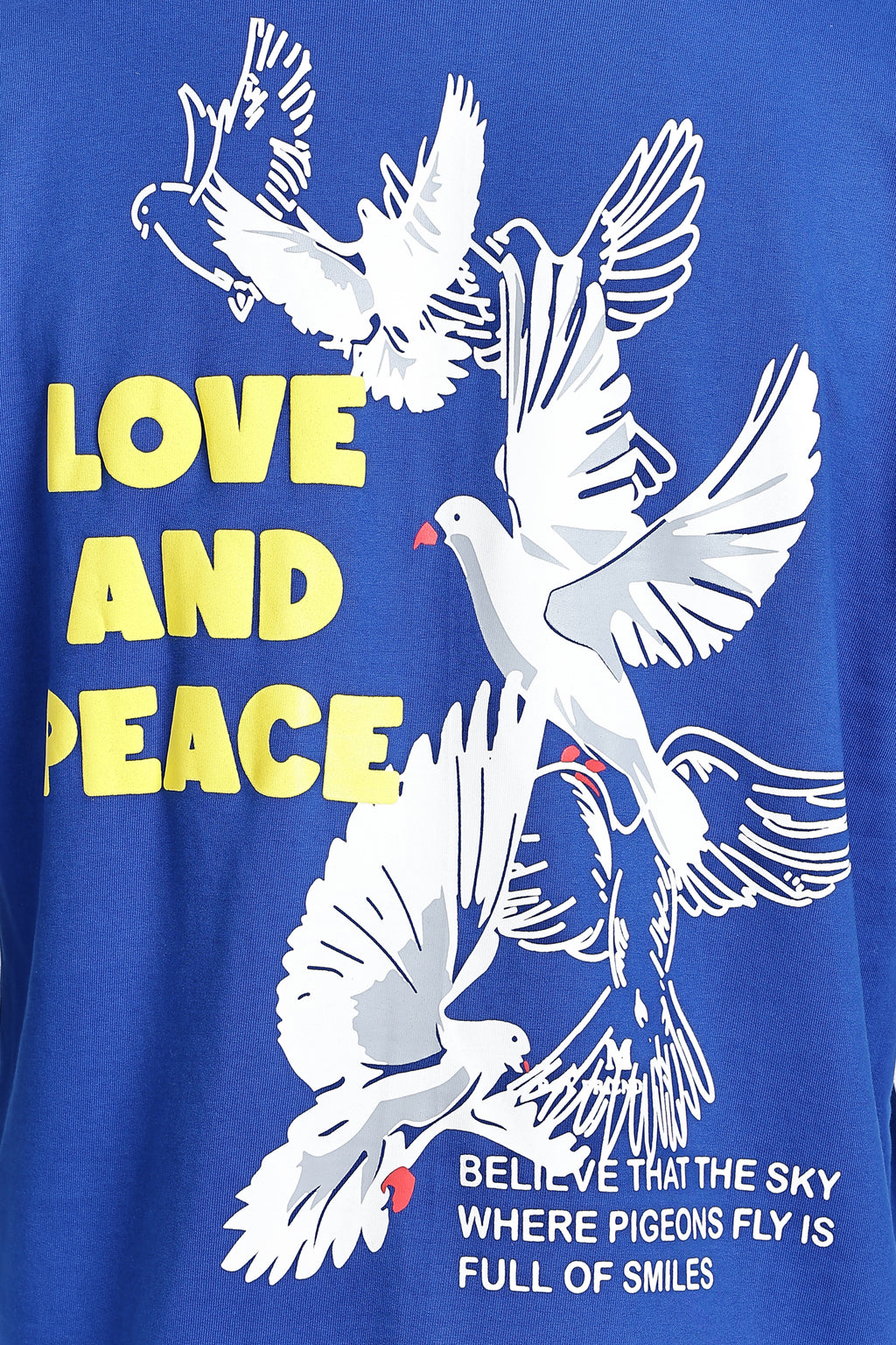 Love & Peace Graphic Oversized T-Shirt - Snipes