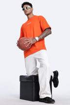 SNIPES Flame Stripe Oversized T-Shirt - Snipes