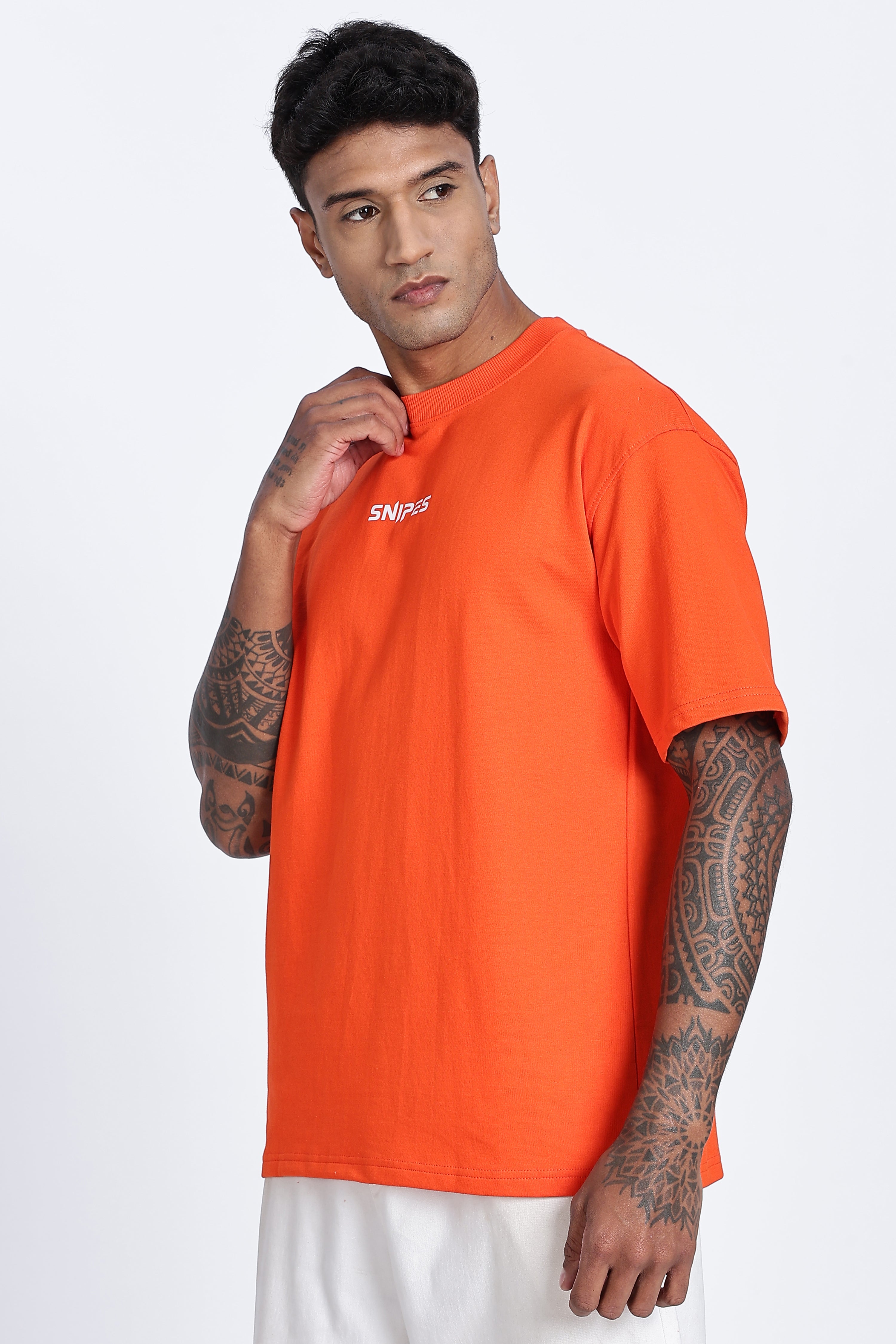 SNIPES Flame Stripe Oversized T-Shirt - Snipes