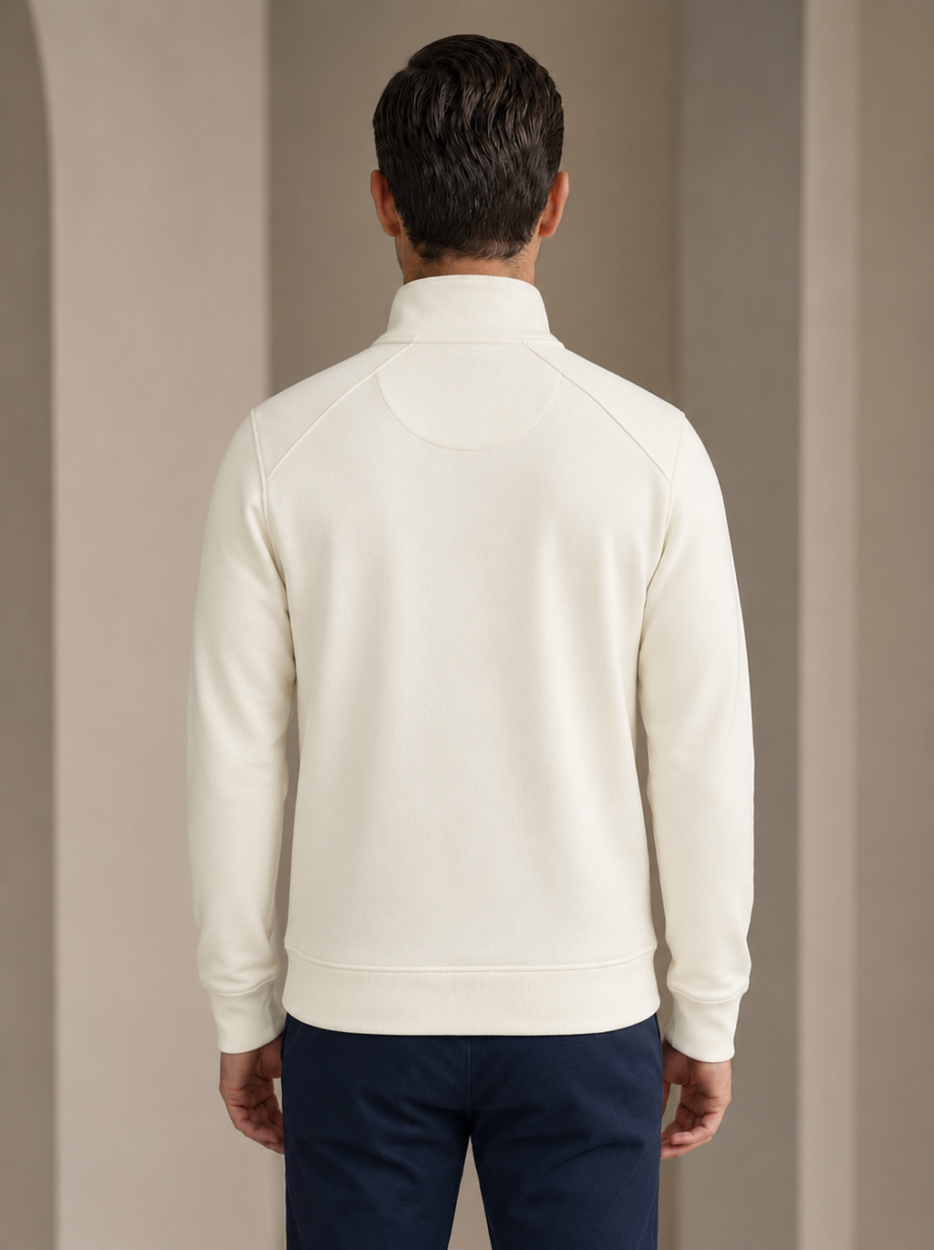 Men’s High-Neck Full-Sleeve Sweatshirt - Snipes