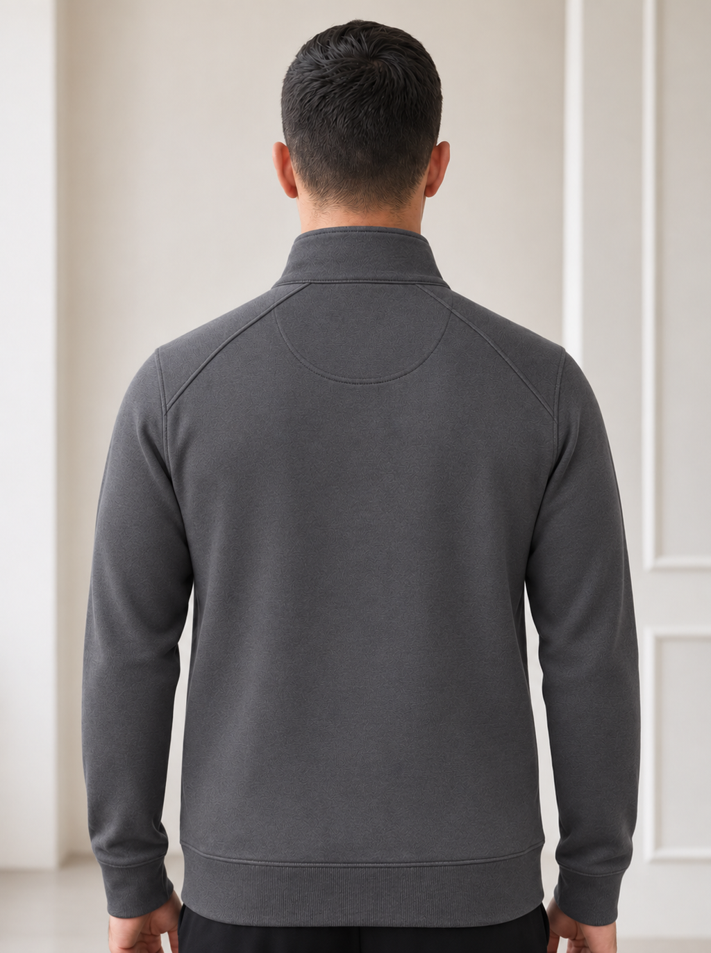 Men’s High-Neck Full-Sleeve Sweatshirt - Snipes