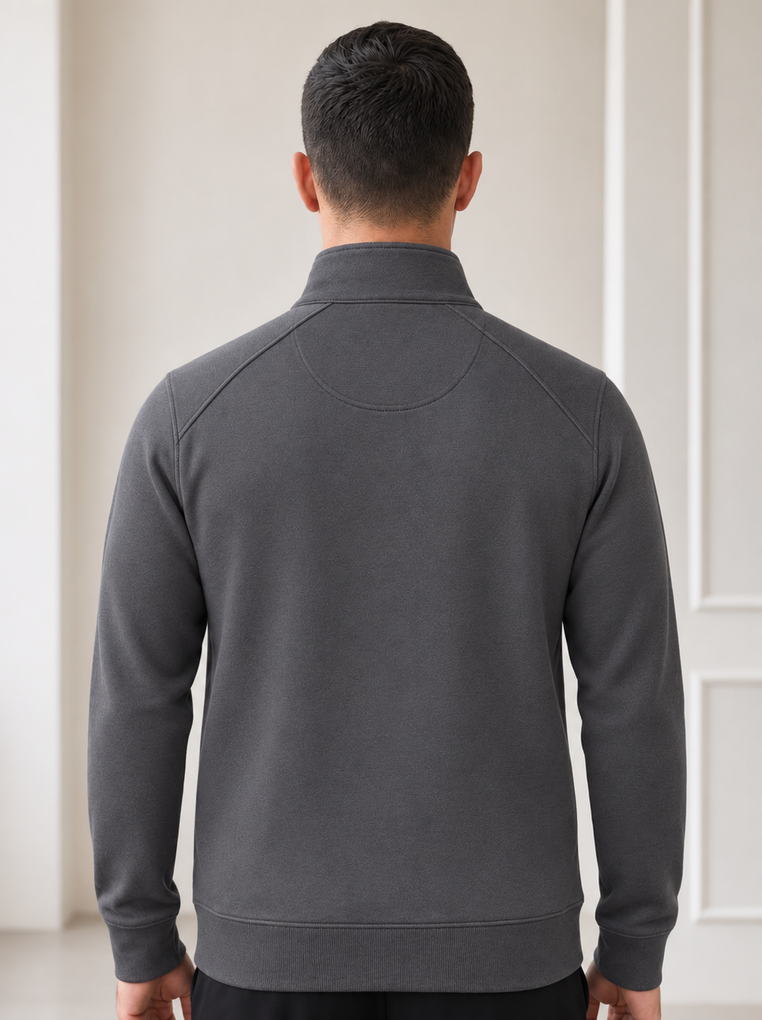 Men’s High-Neck Full-Sleeve Sweatshirt - Snipes