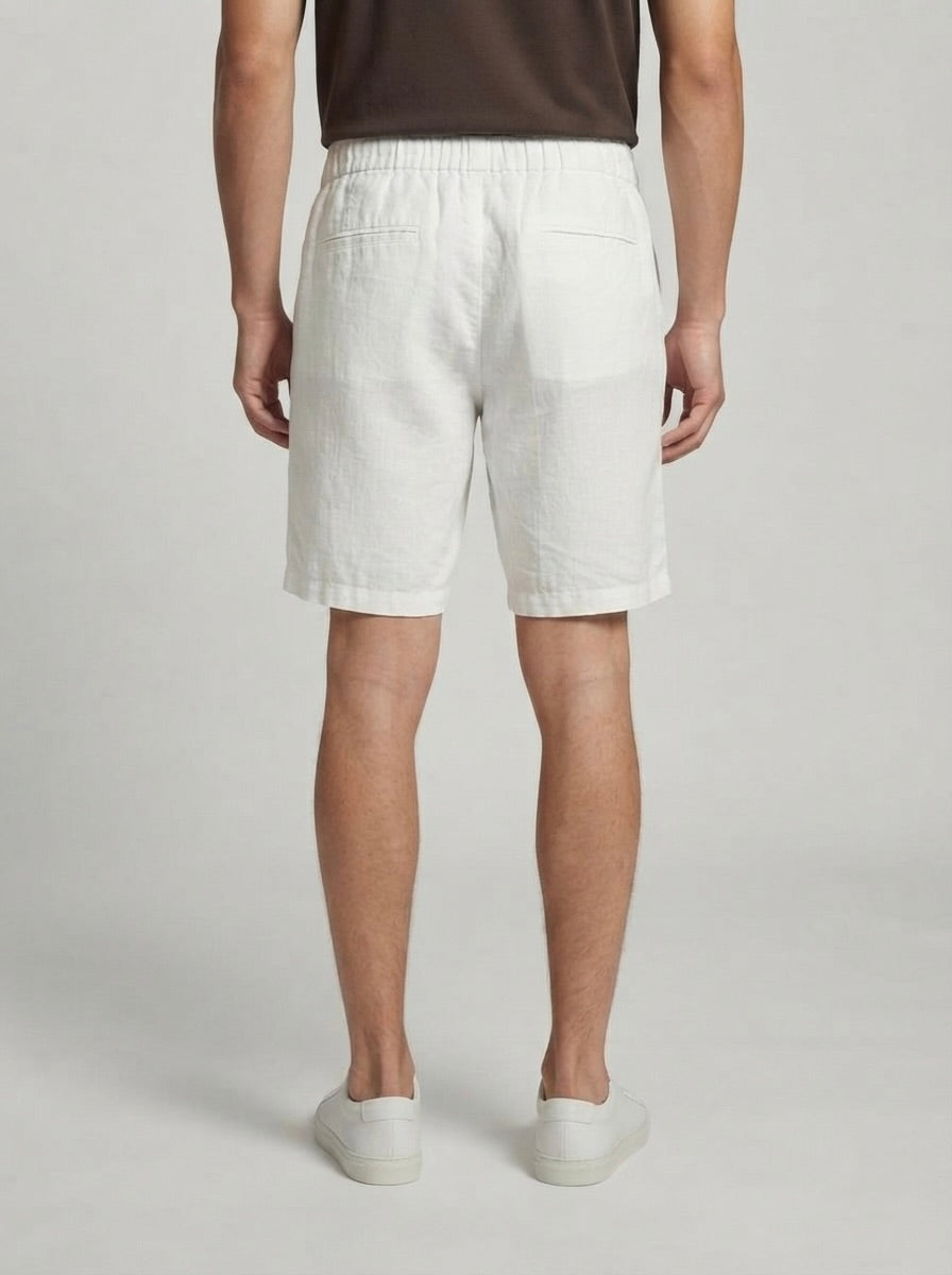 Men’s Drawstring Linen Casual Shorts
