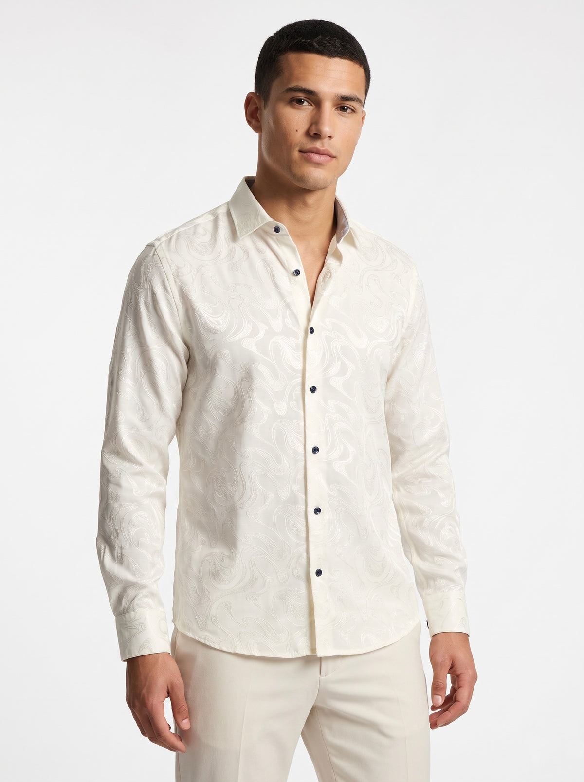 Men’s Paisley Party Wear Shirt