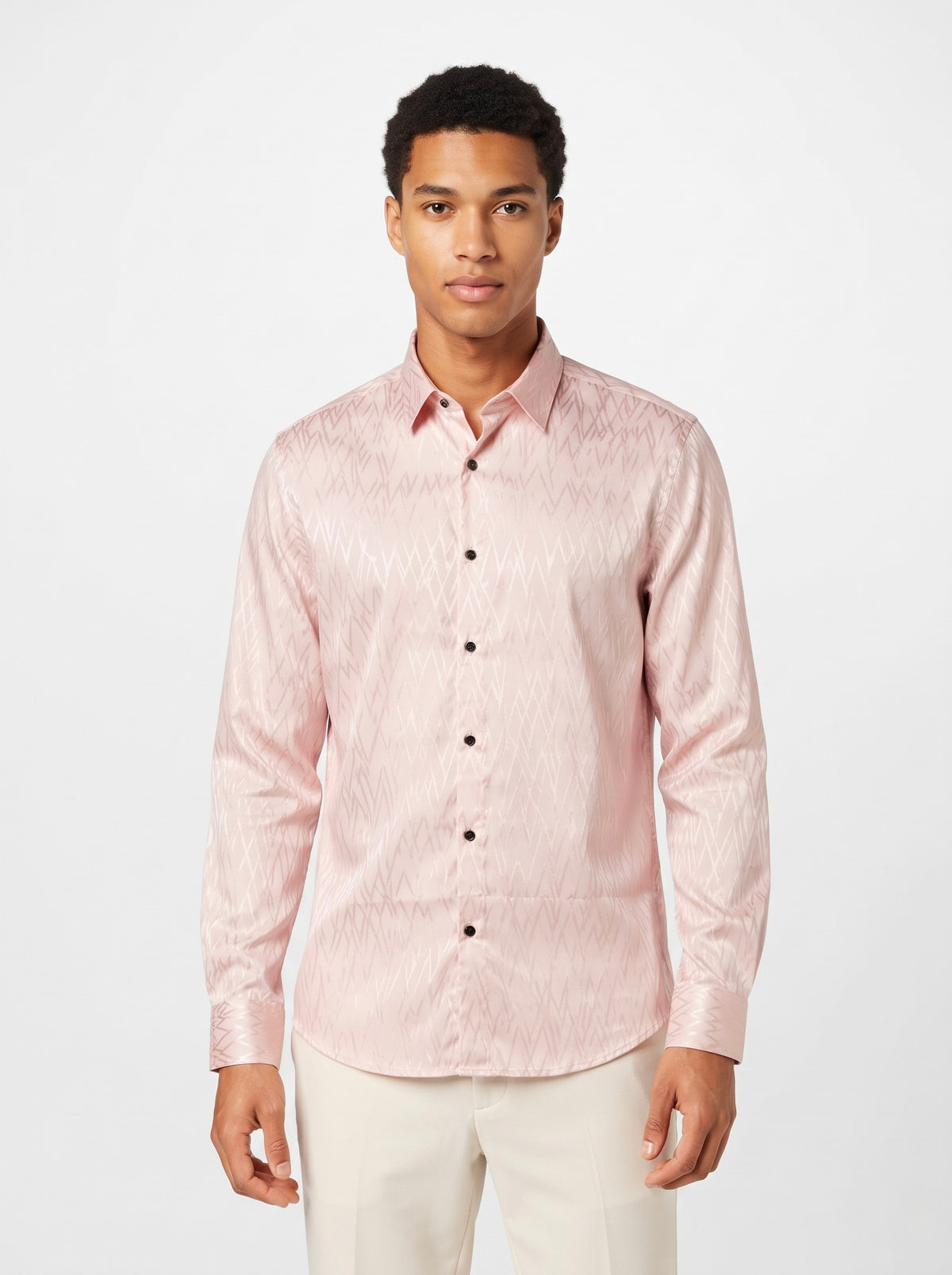 Men’s Cross Stripes Party Wear Shirt