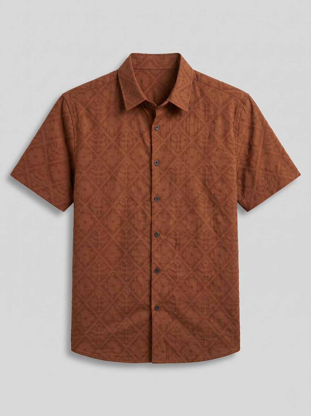Diamond Textured Jacquard Shirt