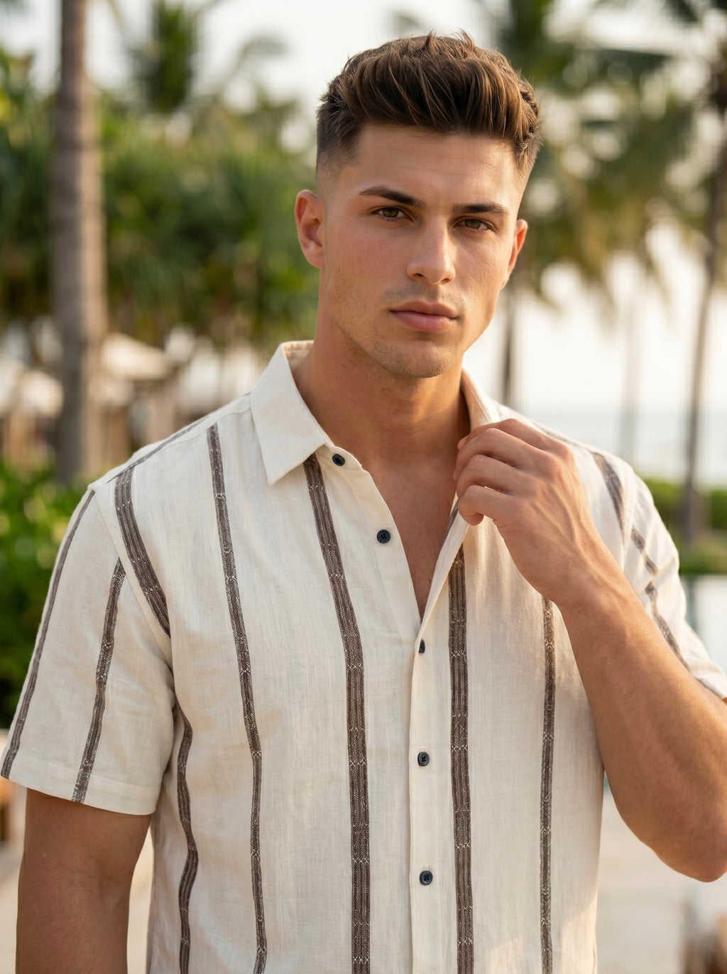 Stripes Jacquard Shirt