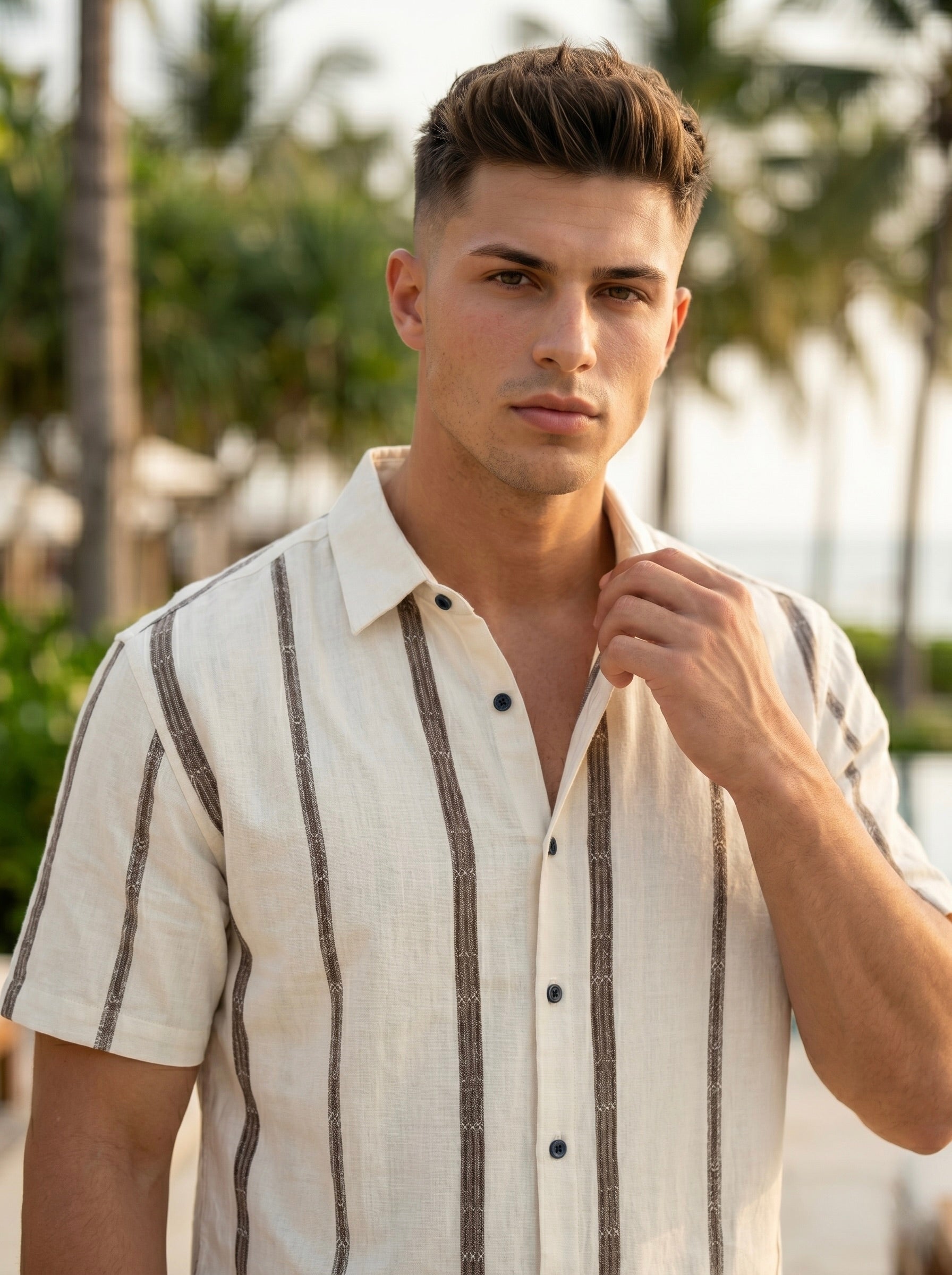 Stripes Jacquard Shirt