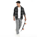 Black & White Checked Shirt - Snipes