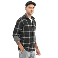 Black & White Checked Shirt