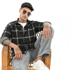 Black & White Checked Shirt - Snipes