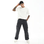 Baggy Fit Denim Cargo - Snipes