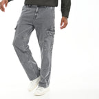 Baggy Fit Denim Cargo - Snipes